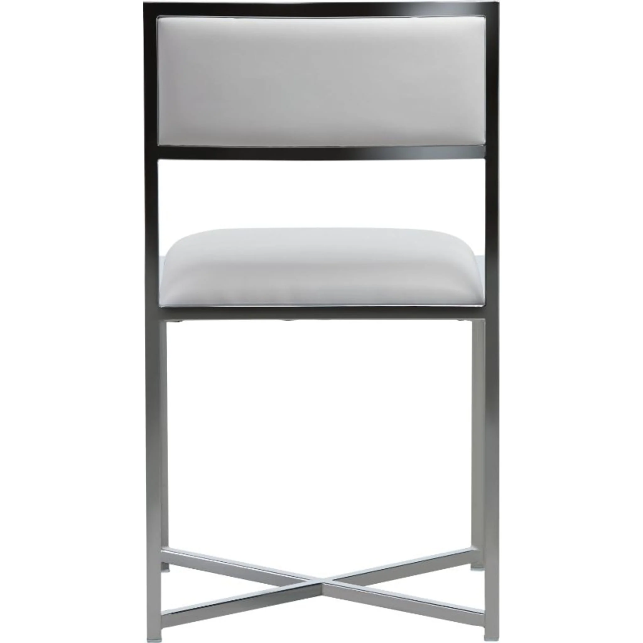 Amalfi X-Base Chair in White Leather - Image 5