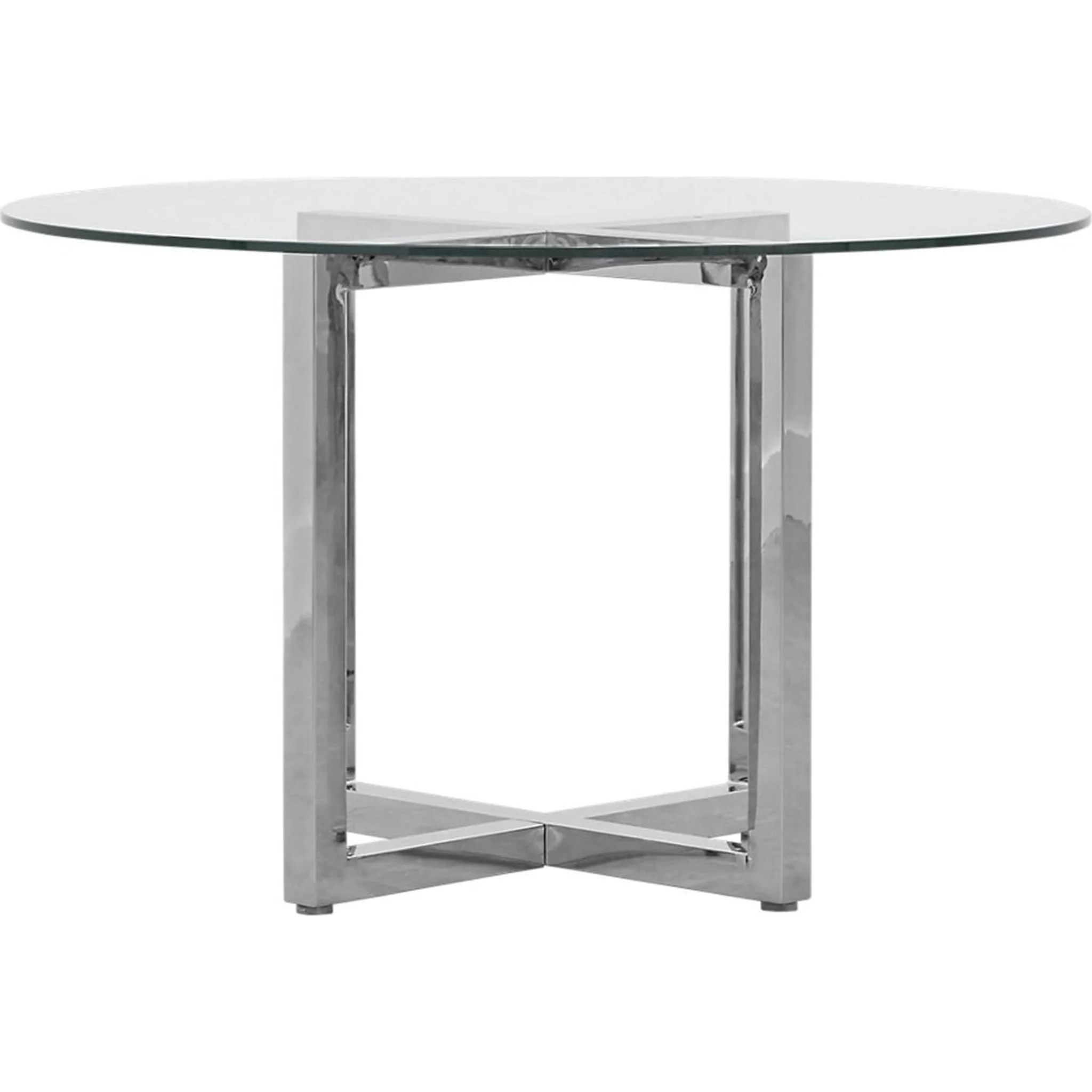 Amalfi 48 inch Round Glass Top Dining Table - Image 3