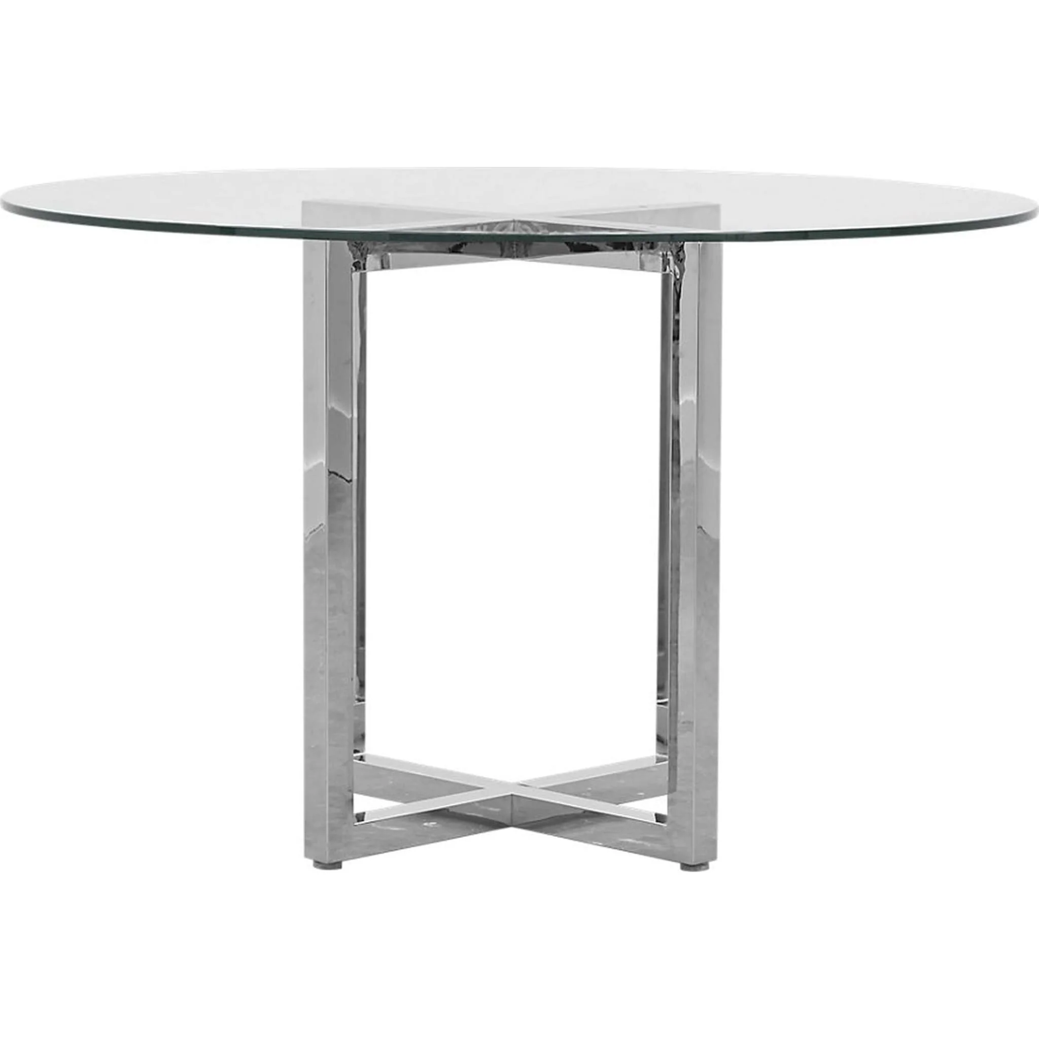 Amalfi 54 inch Round Glass Top Counter Table - Image 3