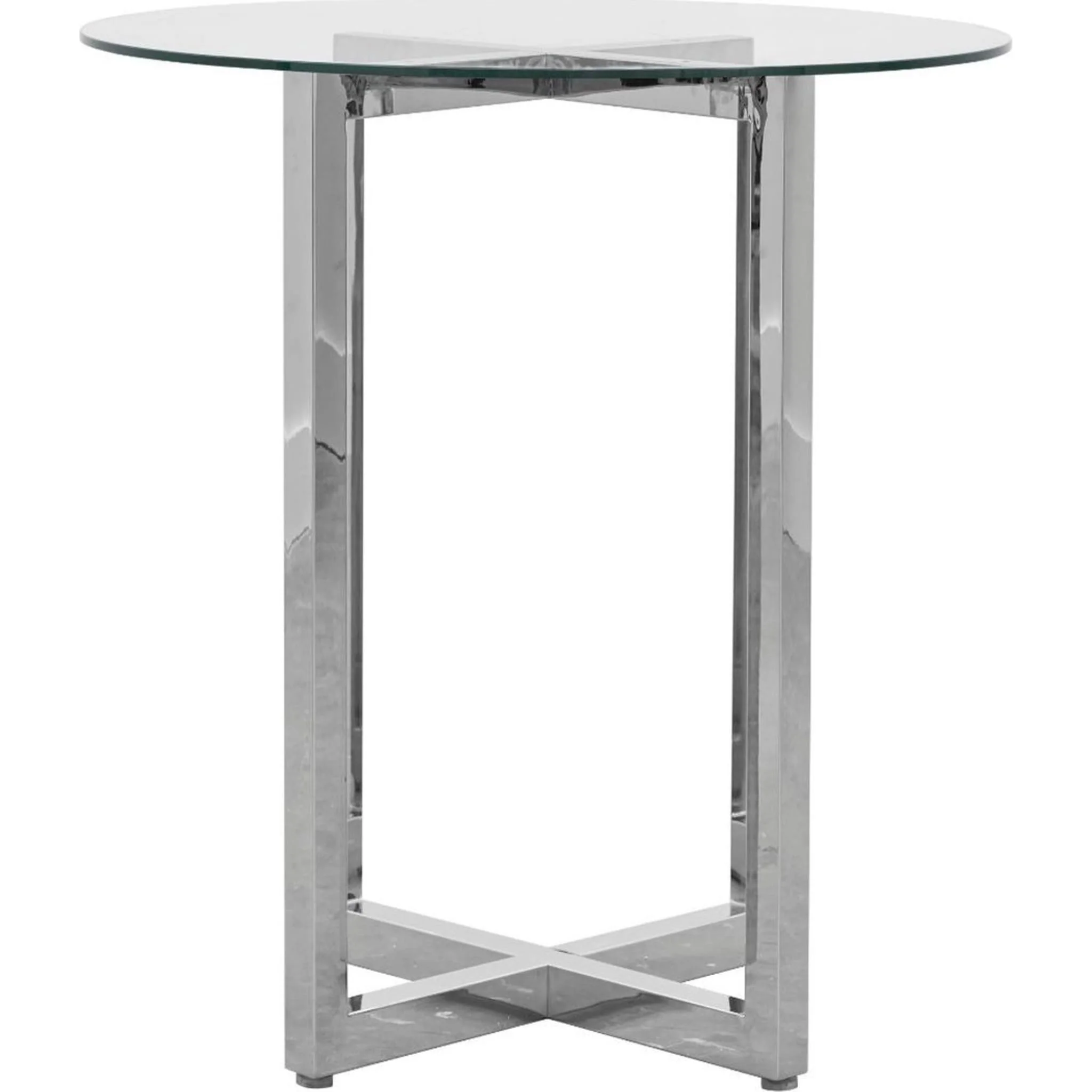 Amalfi 32 inch Round Glass Top Bar Table - Image 4