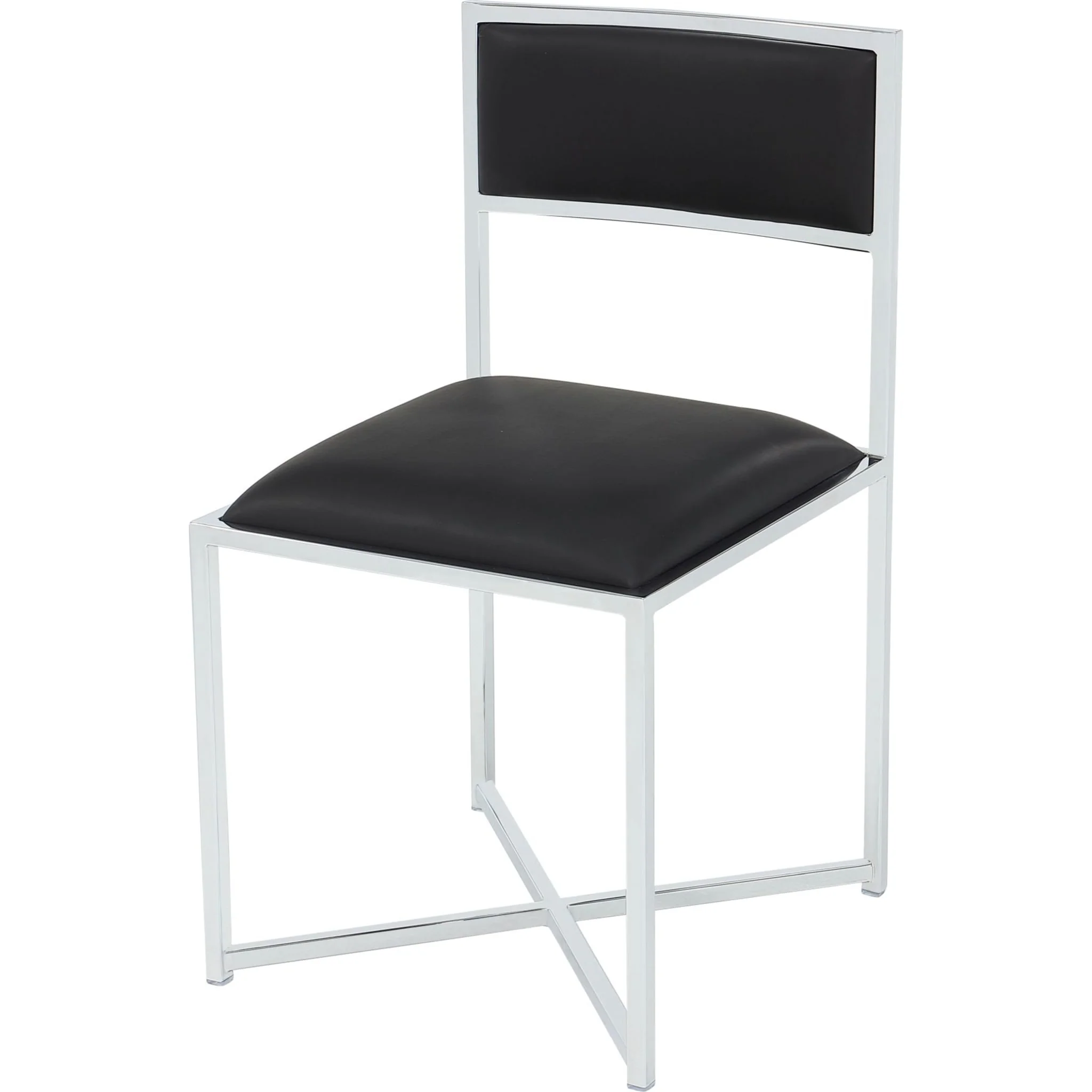 Amalfi X Base Chair -Soot/Chrm - Image 2