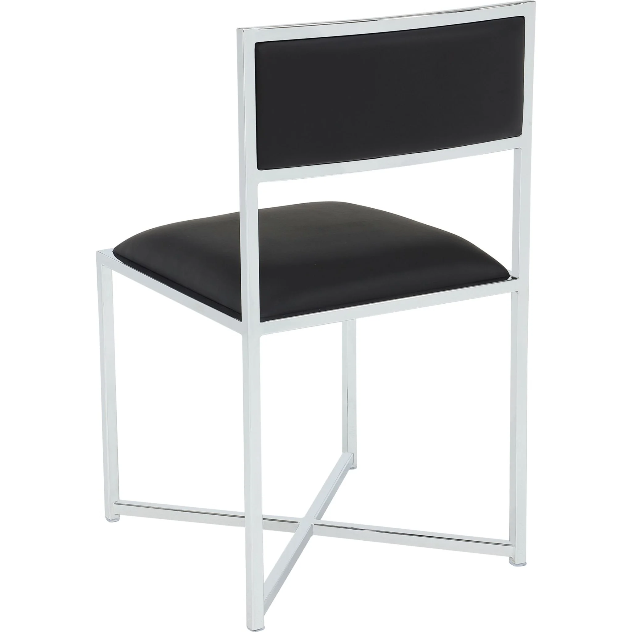 Amalfi X Base Chair -Soot/Chrm - Image 4