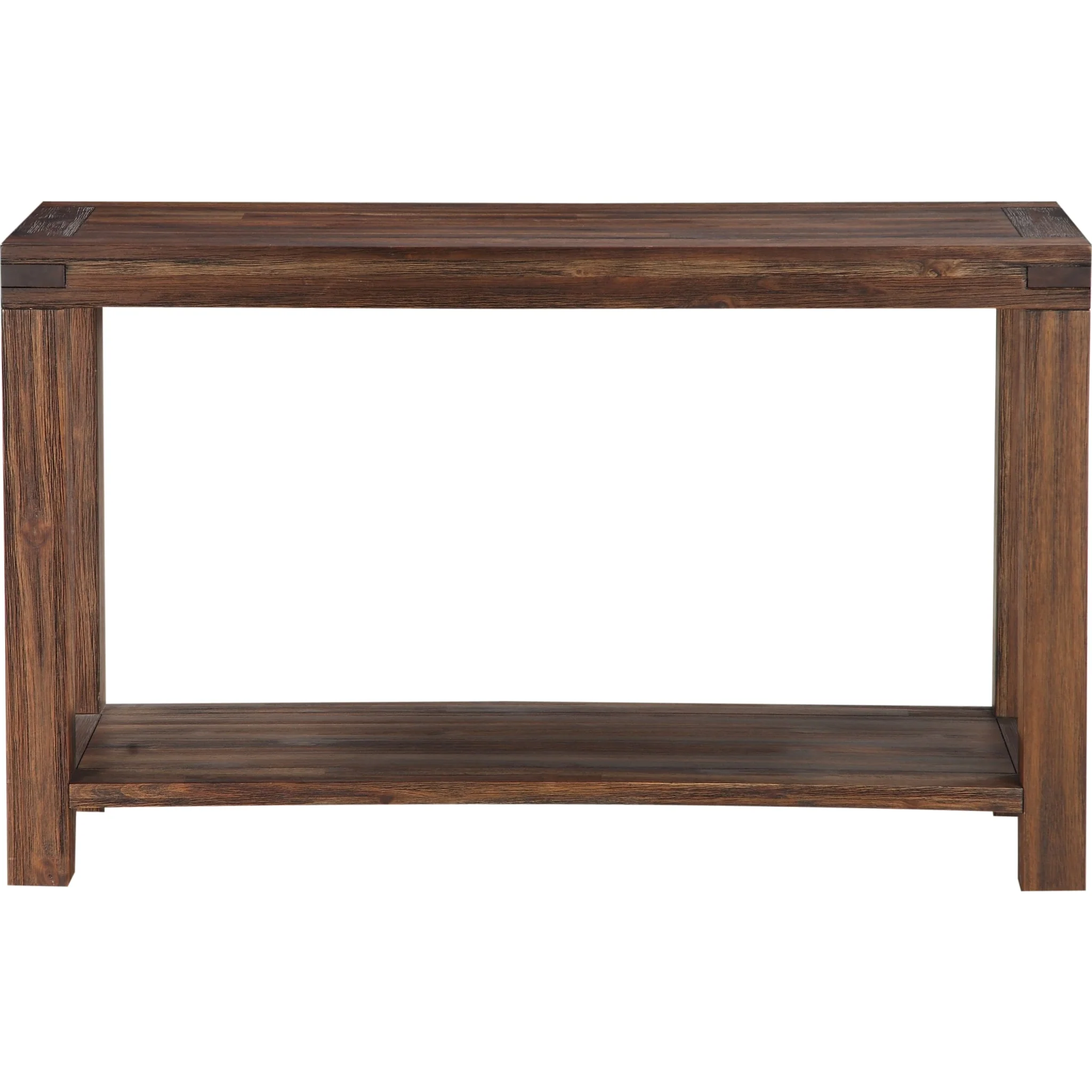 Meadow Solid Wood Console Table in Brick Brown - Image 3