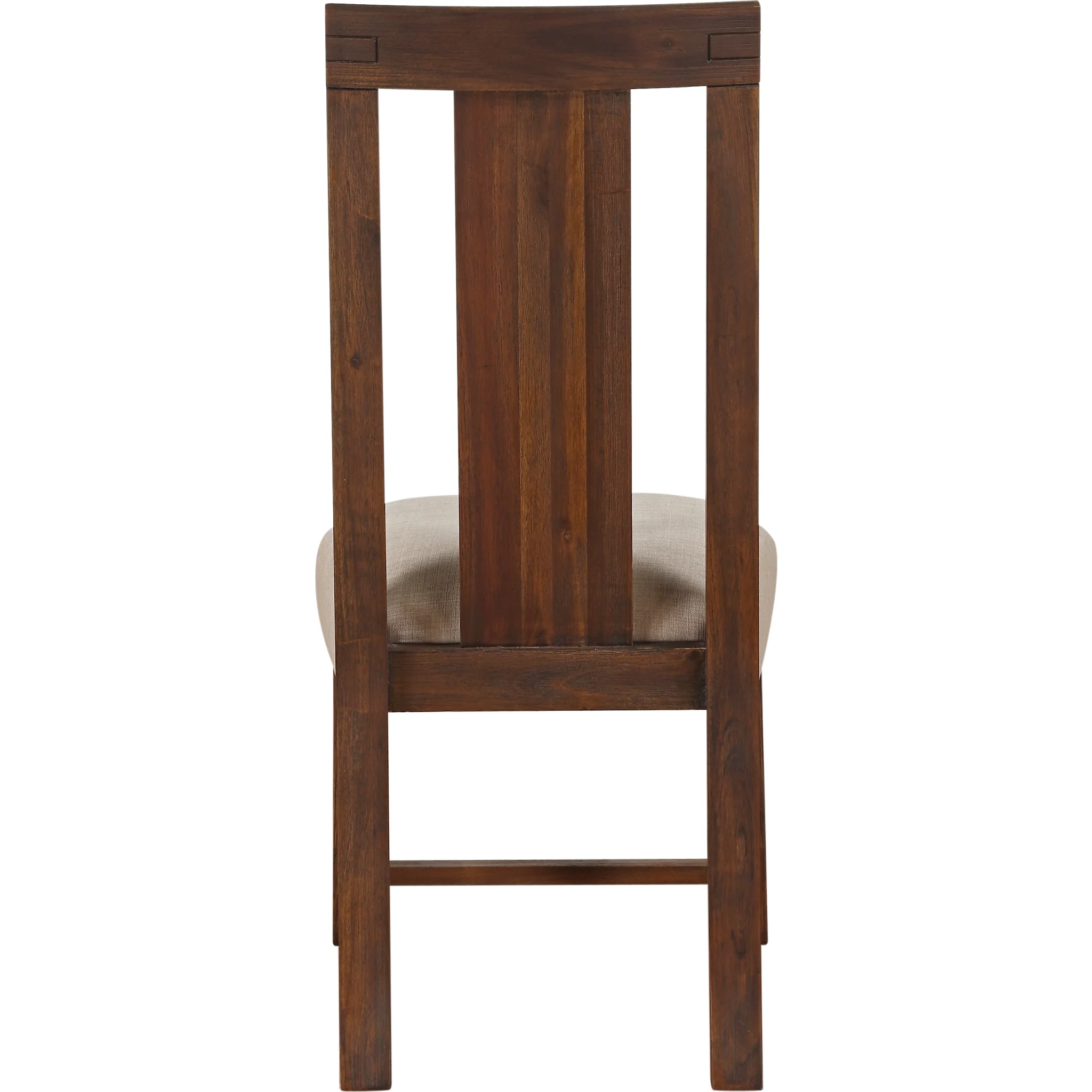 Meadow Solid Wood Upholstered Dining Chair in Brick Brown - Image 7