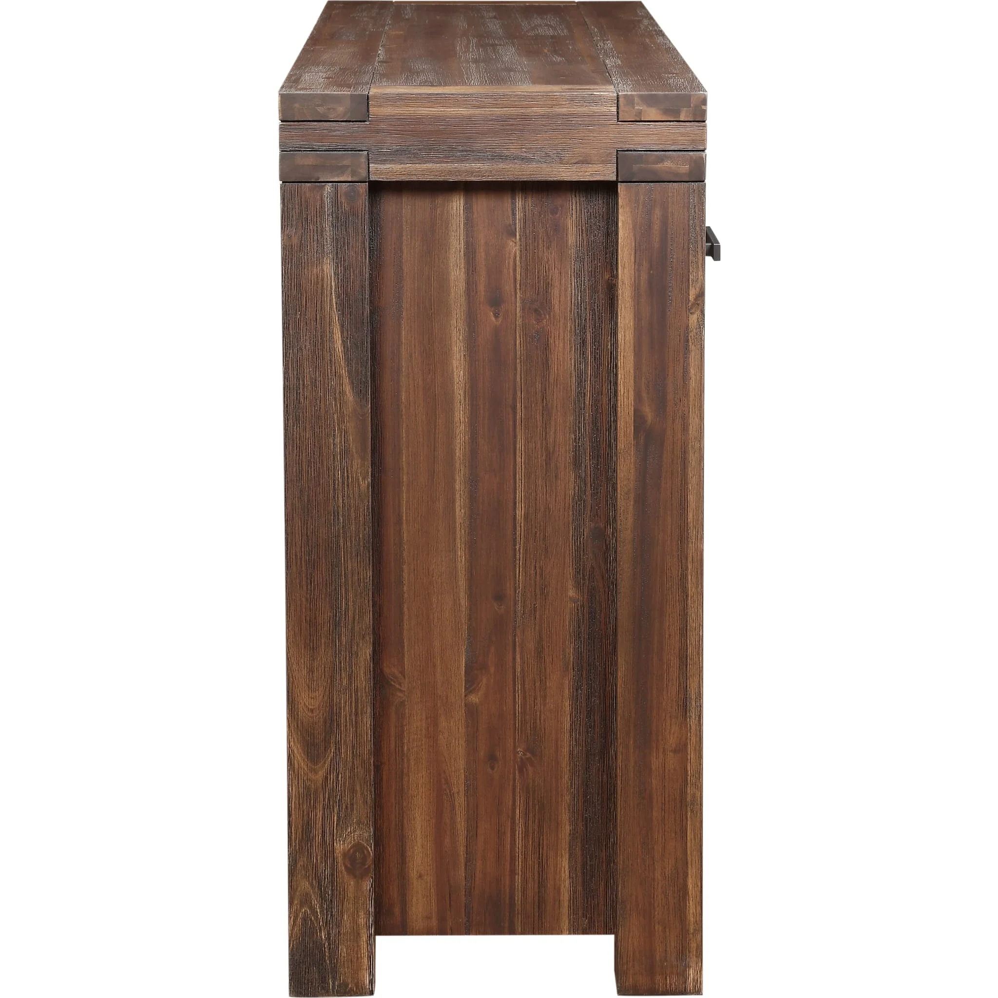 Meadow Three Drawer Three Door Solid Wood Sideboard in Brick Brown - Image 10