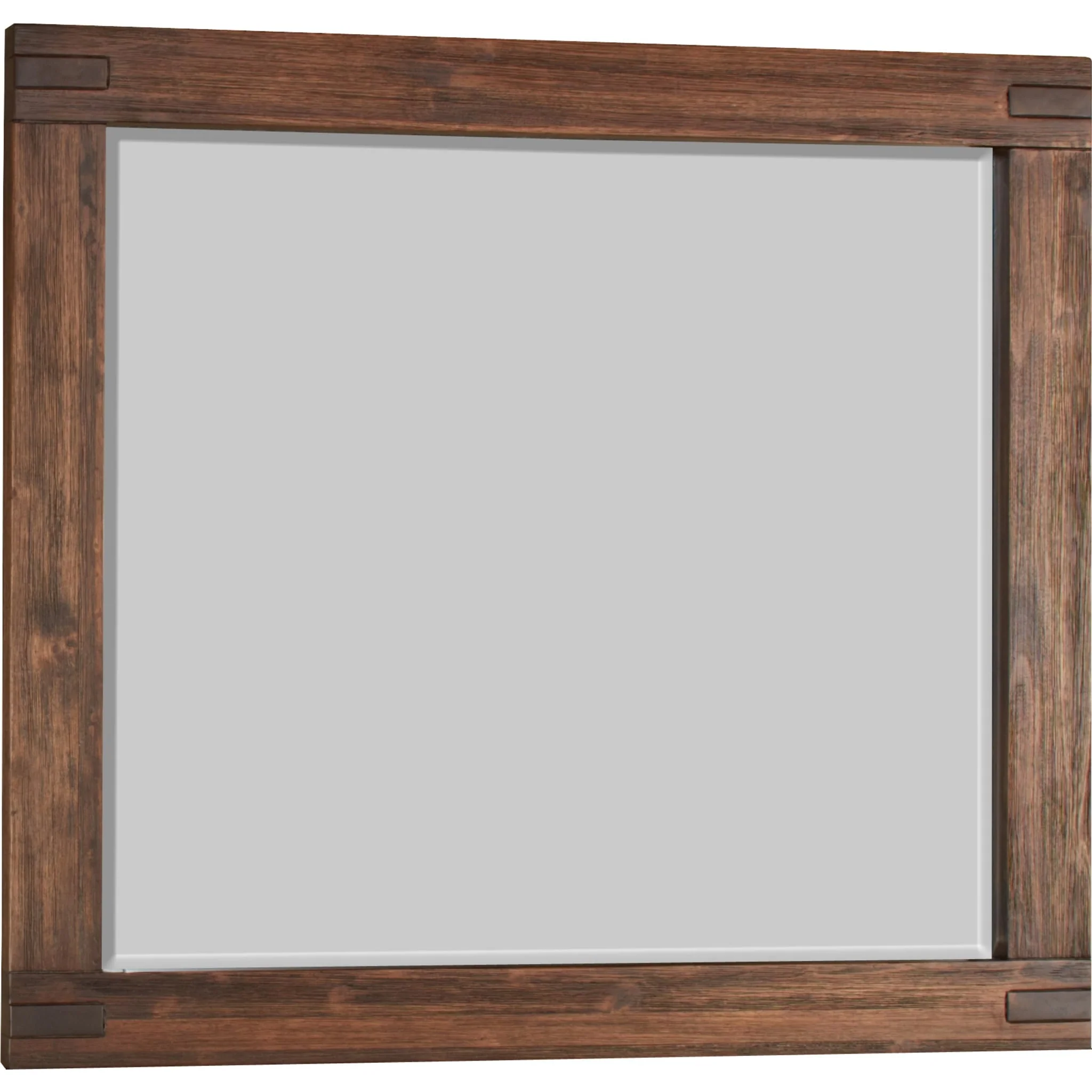 Meadow Solid Wood Mirror in Brick Brown - Image 5