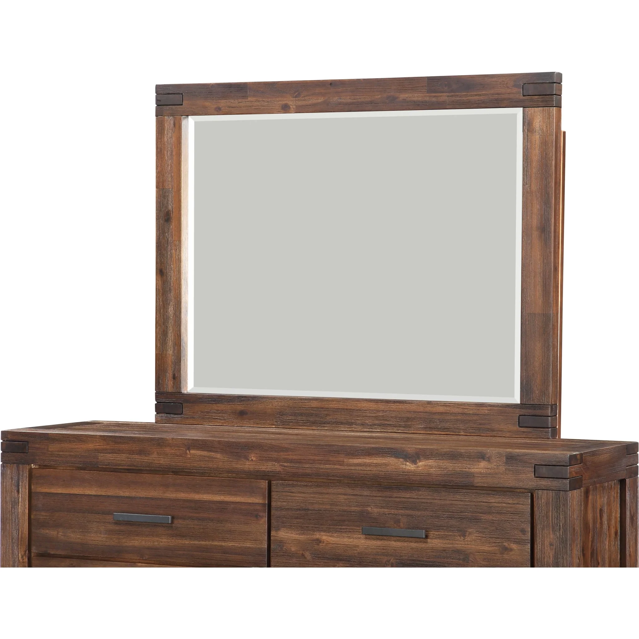 Meadow Solid Wood Mirror in Brick Brown - Image 6