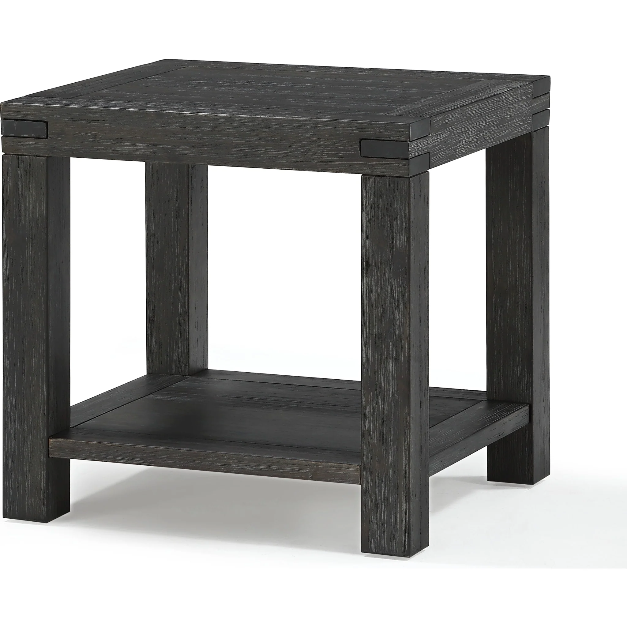 Meadow Solid Wood End Table in Graphite - Image 4