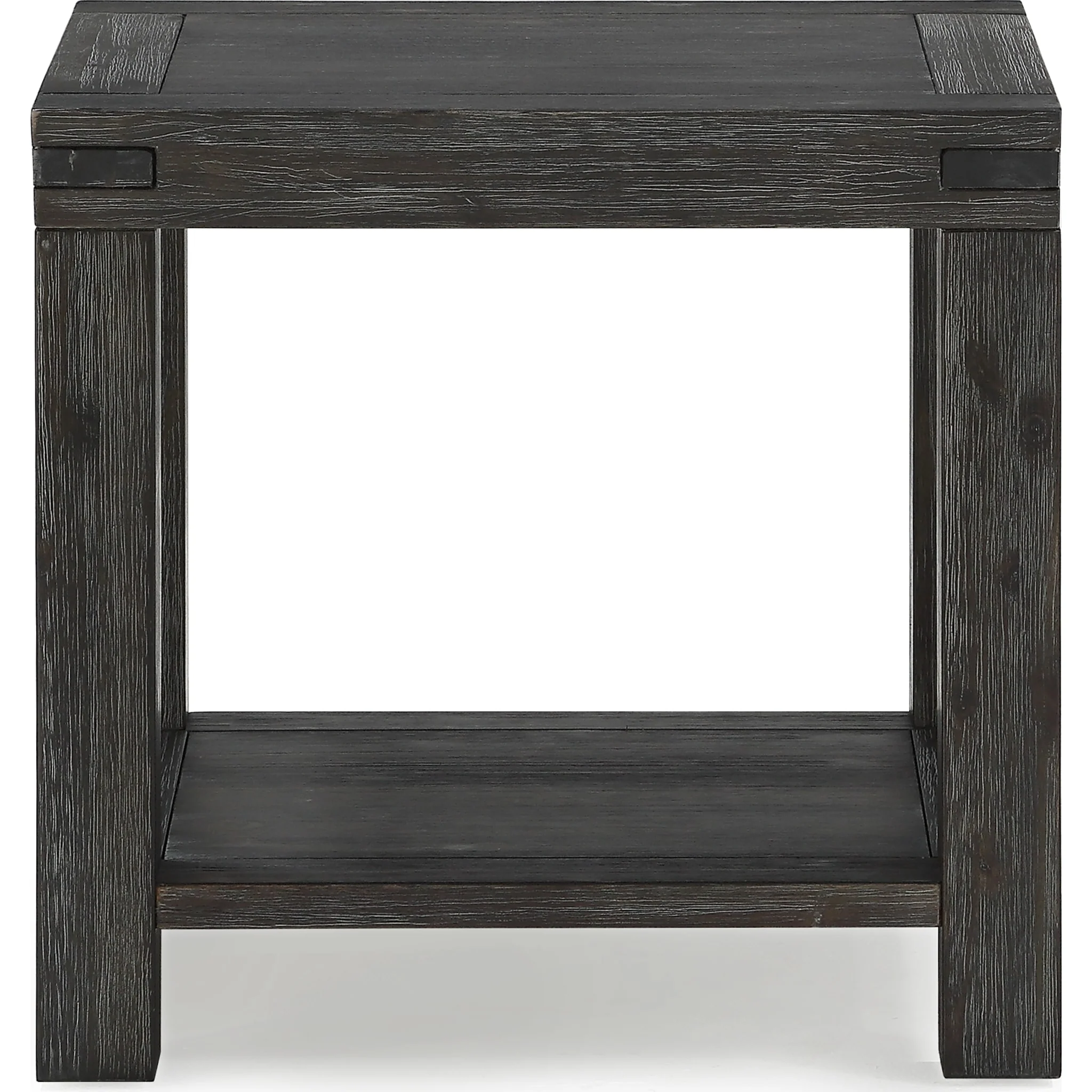 Meadow Solid Wood End Table in Graphite - Image 5