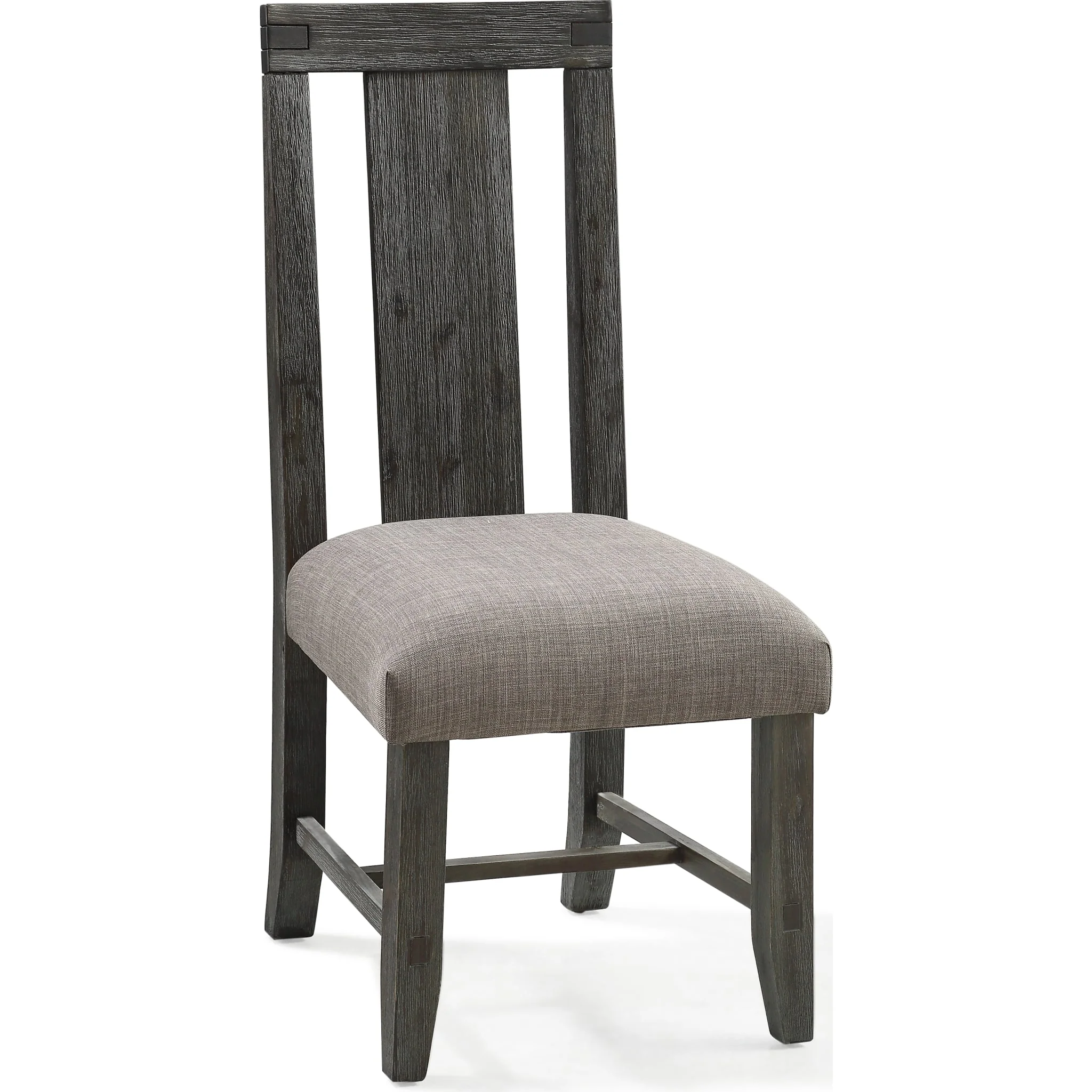 Meadow Solid Wood Uphostered Panel-Back Chair - Image 5