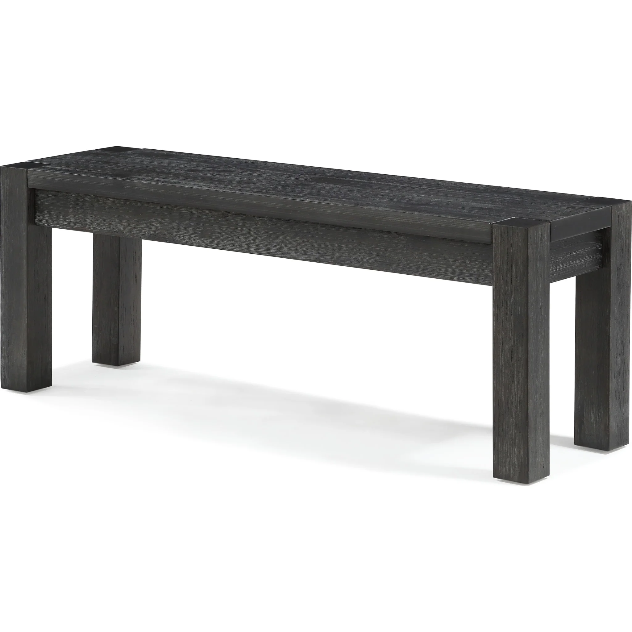 Meadow Solid Wood Bench in Graphite - Image 3