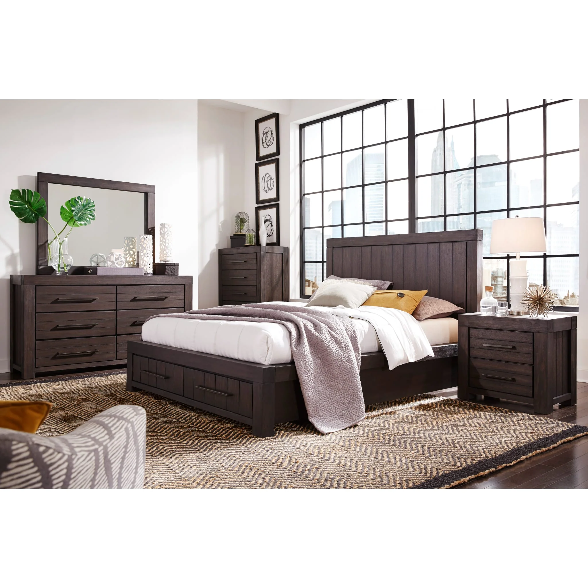 Heath Five Drawer Chest in Basalt Grey (2024) - Image 2