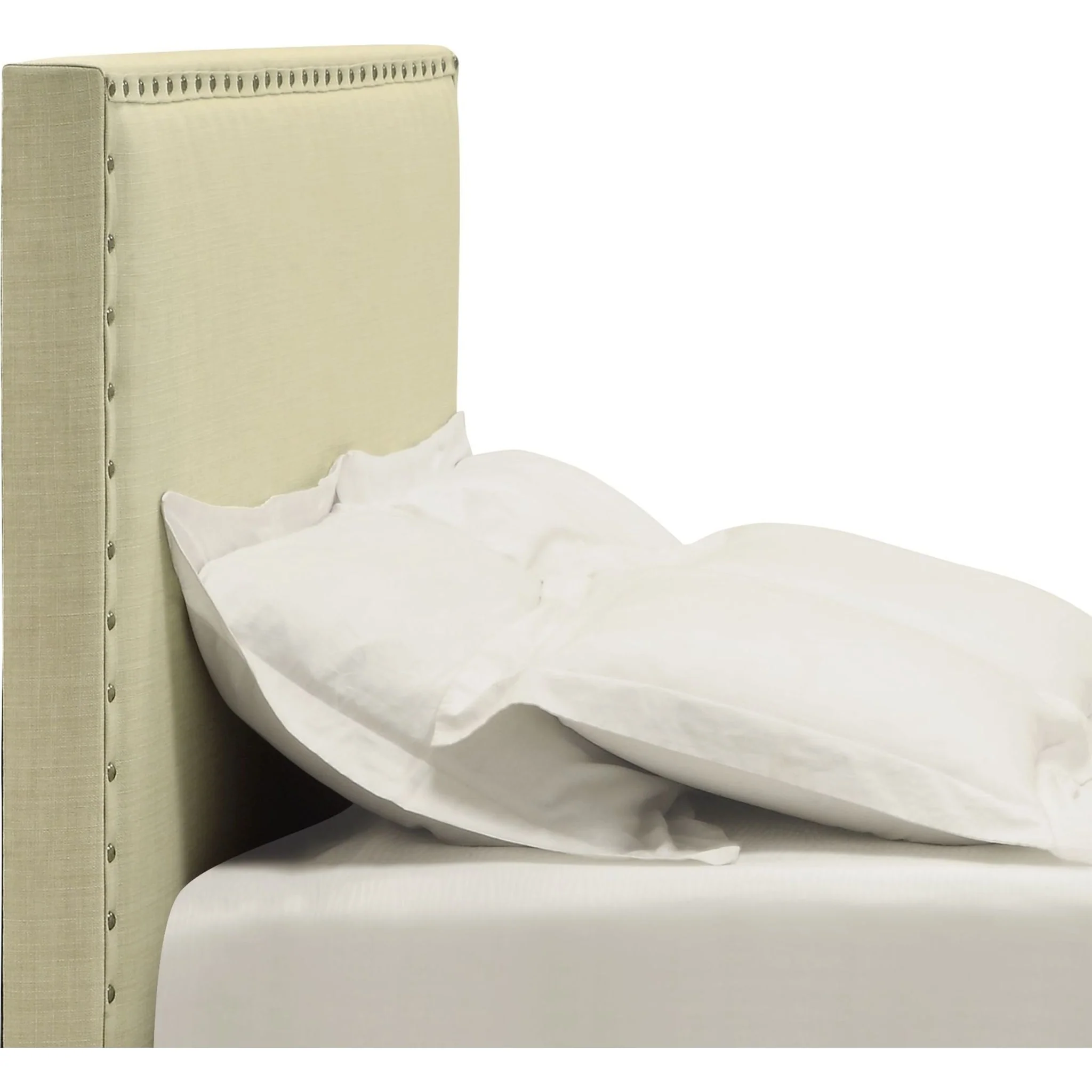 Tavel Nailhead Upholstered Headboard in Tumbleweed - Image 7