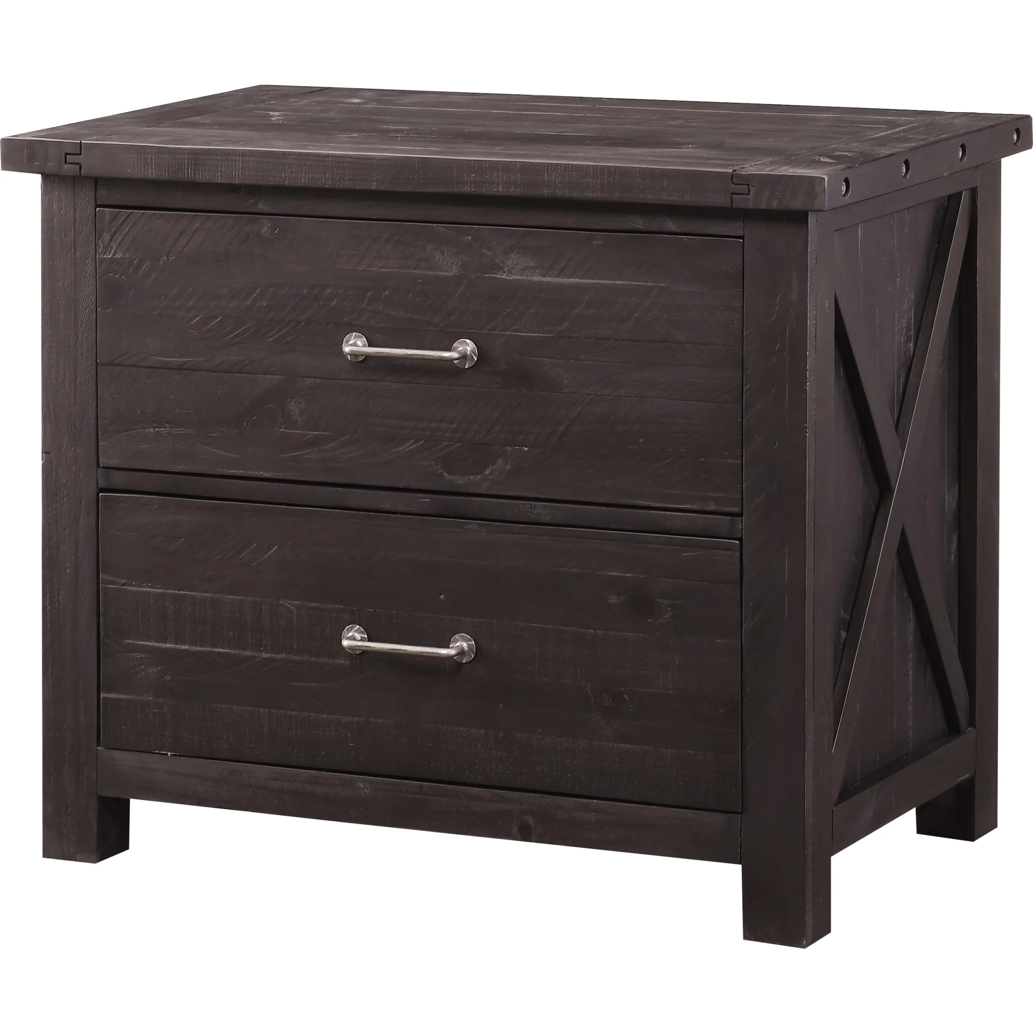 Yosemite Solid Wood Lateral File Cabinet in Cafe - Image 3