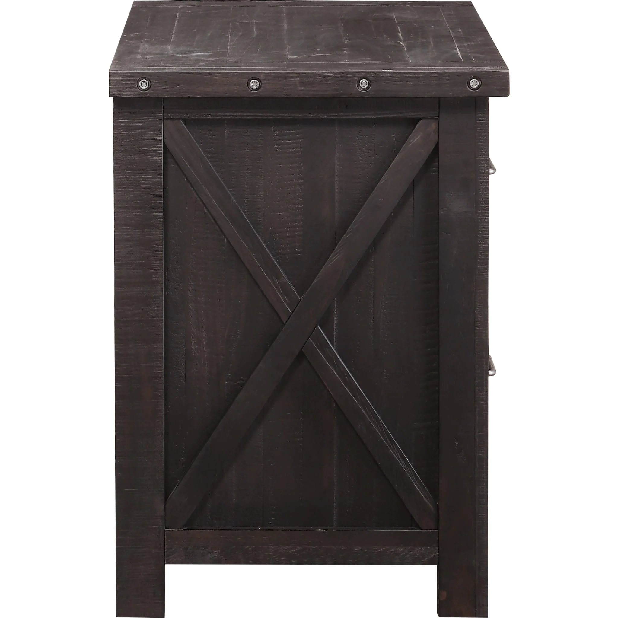Yosemite Solid Wood Lateral File Cabinet in Cafe - Image 4