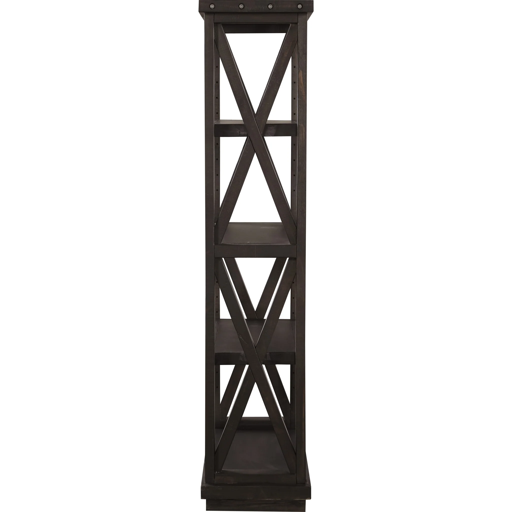 Yosemite Solid Wood Bookcase in Cafe - Image 5