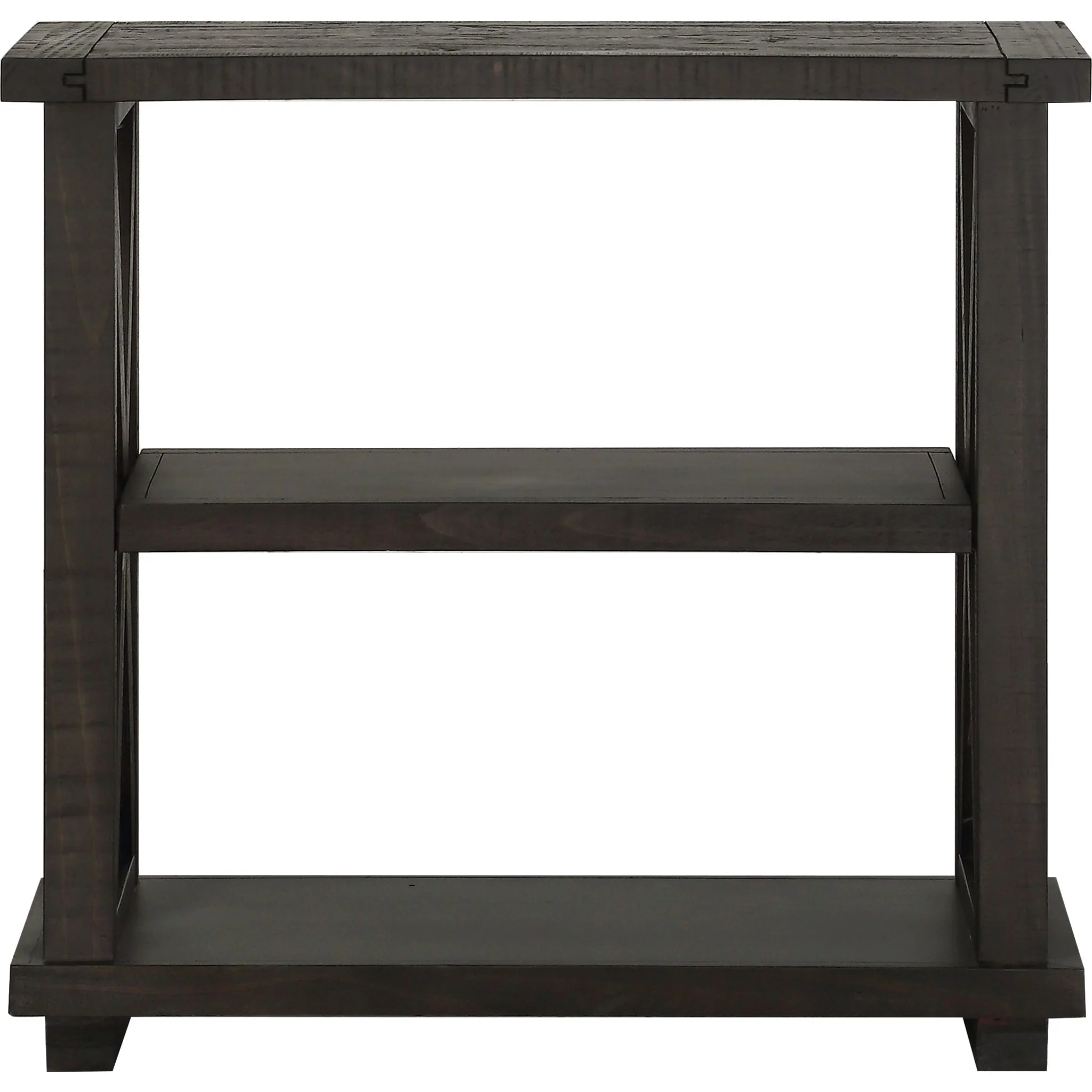 Yosemite Solid Wood 36x39 inch Bookshelf in Cafe - Image 4