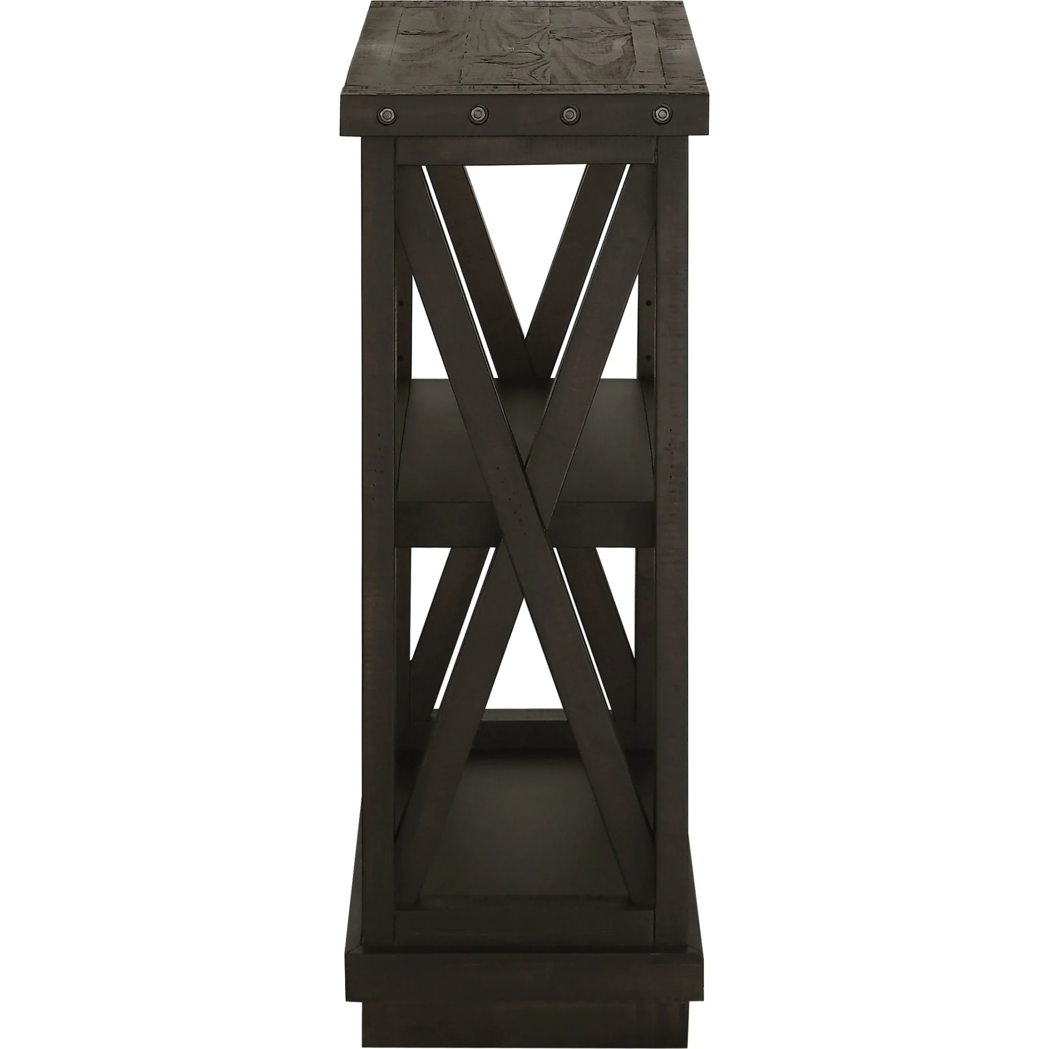 Yosemite Solid Wood 36x39 inch Bookshelf in Cafe - Image 5