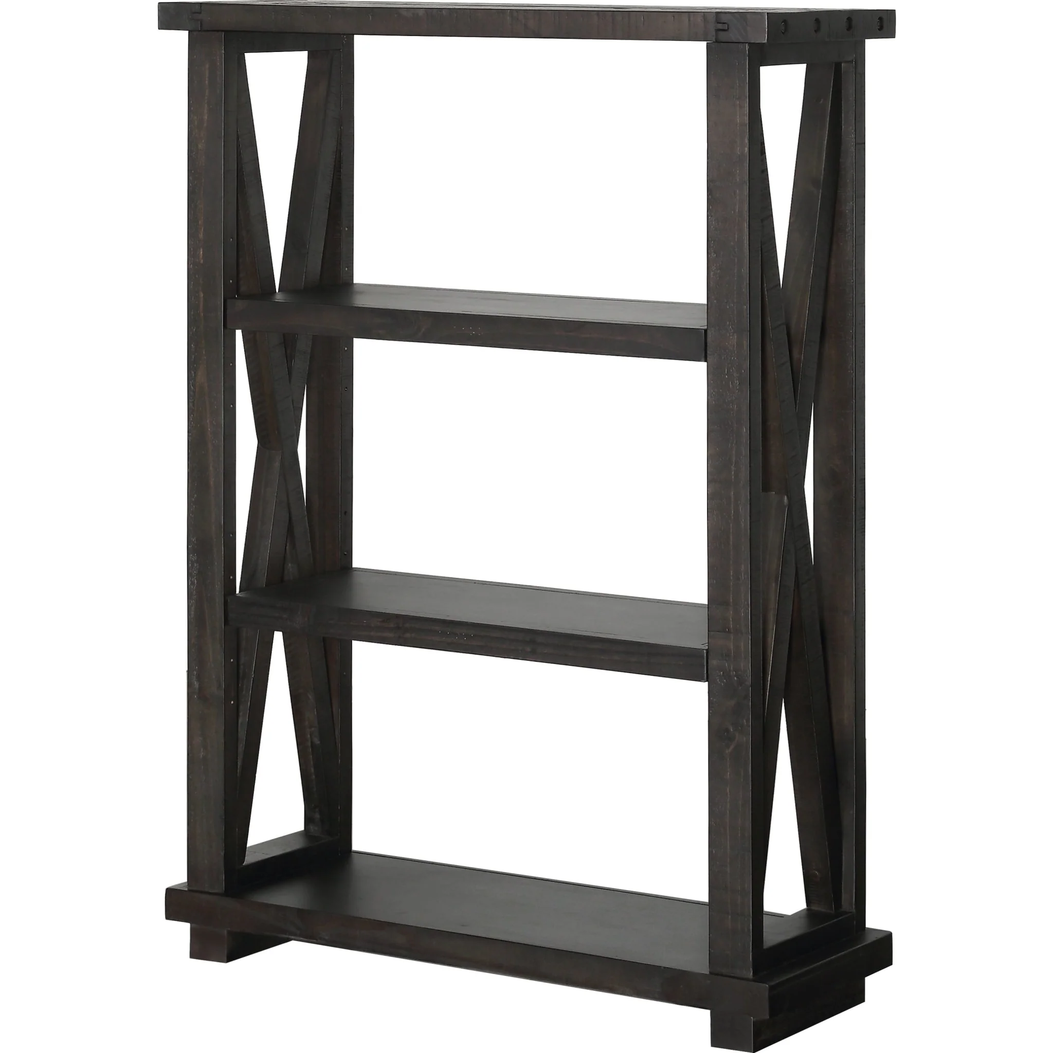 Yosemite Solid Wood 54x39 inch Bookshelf in Cafe - Image 3