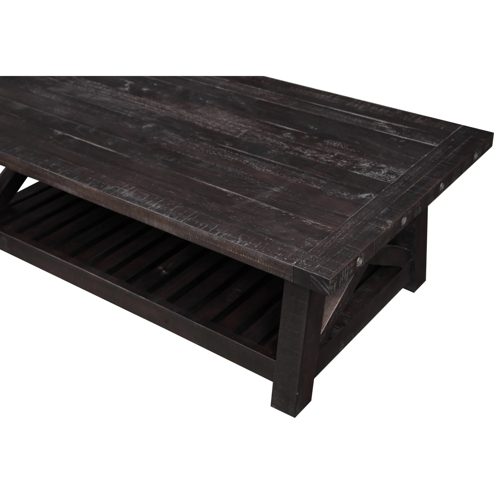 Yosemite Solid Wood Coffee Table in Cafe - Image 4