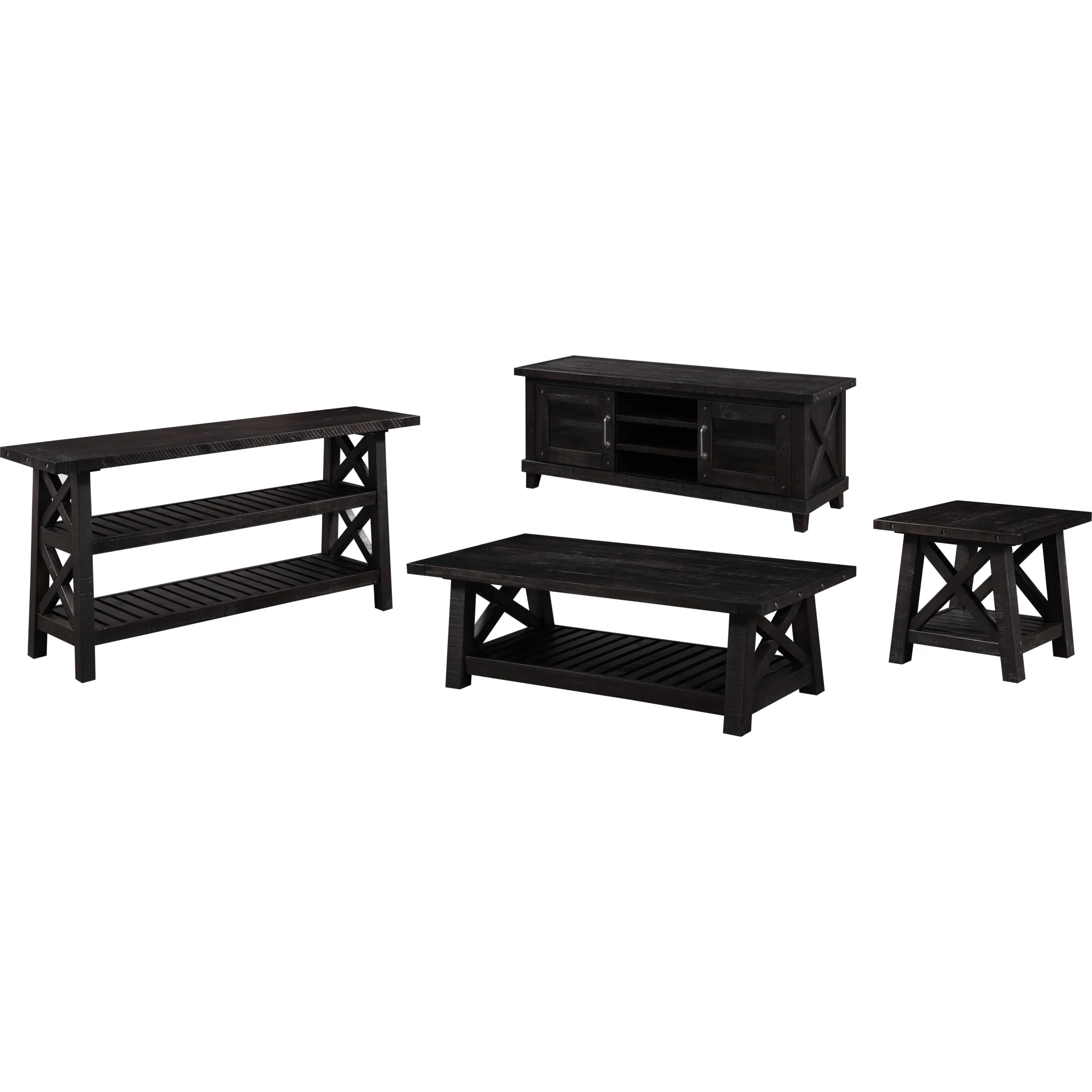 Yosemite Solid Wood Coffee Table in Cafe - Image 5
