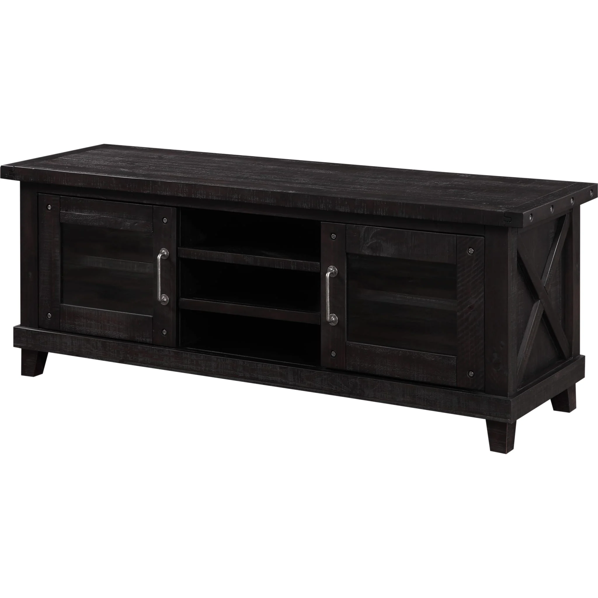 Yosemite Solid Wood Media Console in Cafe - Image 4