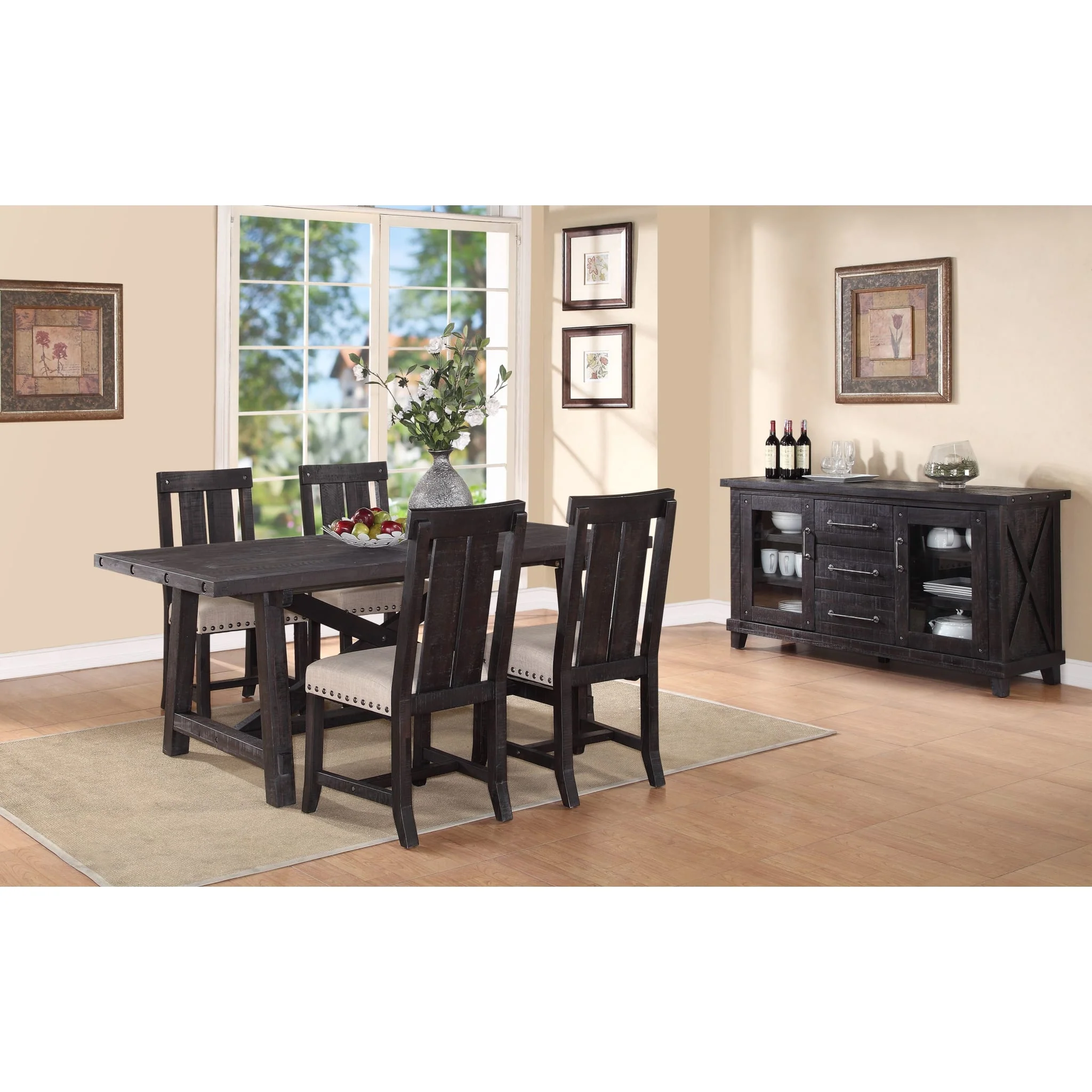 Yosemite Solid Wood Rectangular Extension Table - Image 15