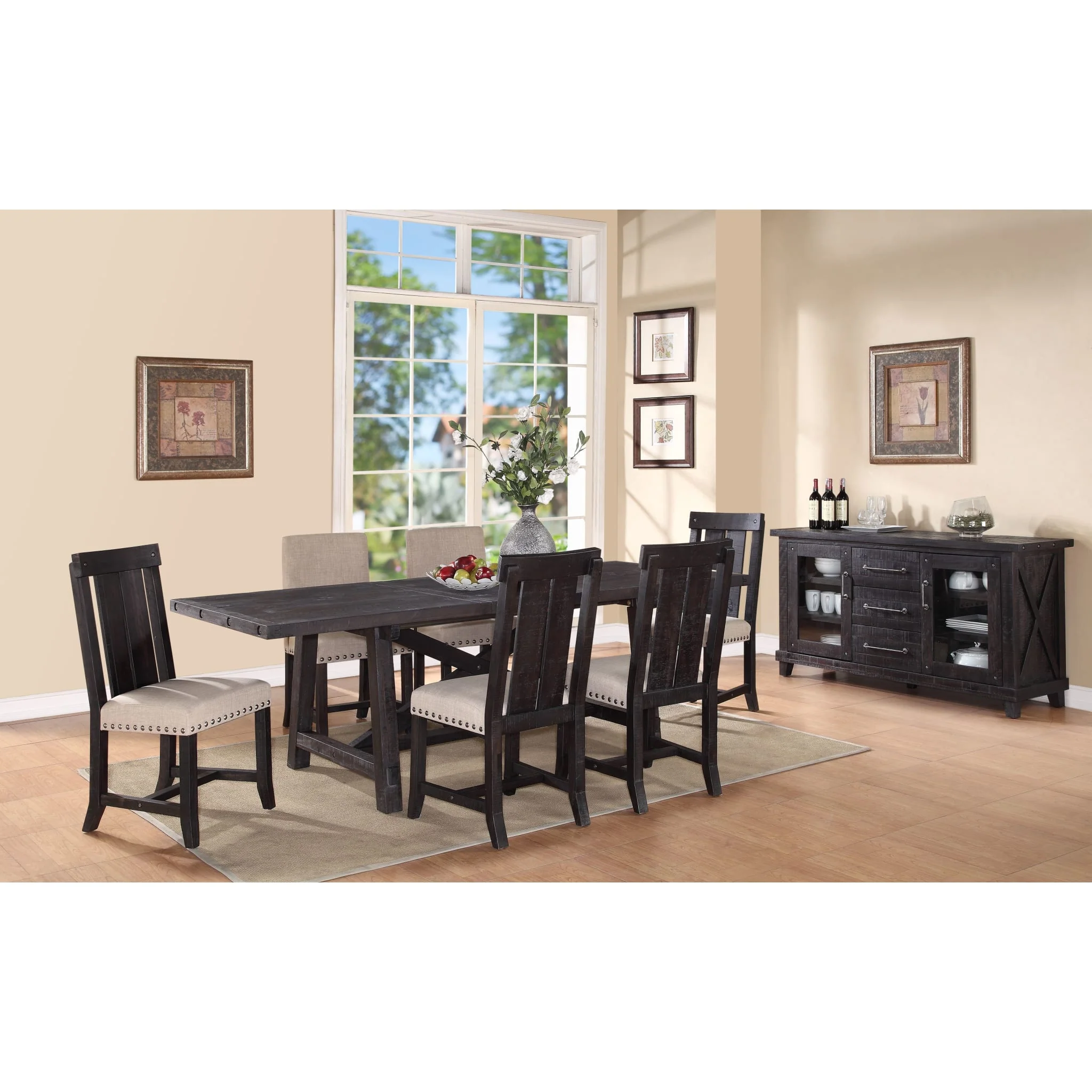 Yosemite Solid Wood Rectangular Extension Table - Image 17