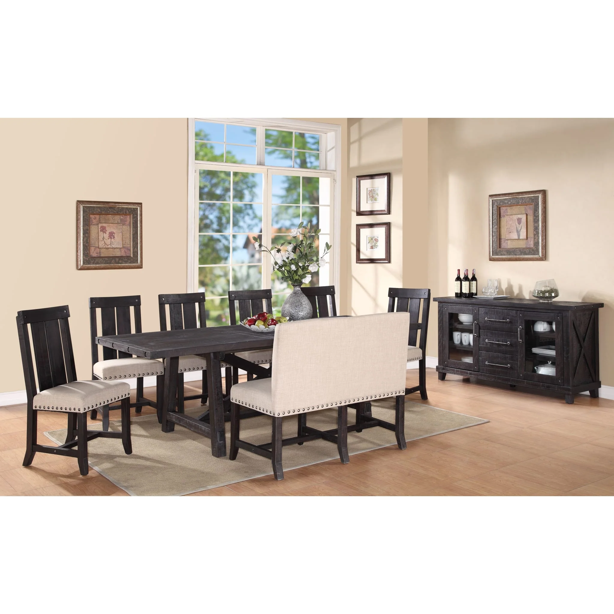 Yosemite Solid Wood Rectangular Extension Table - Image 21