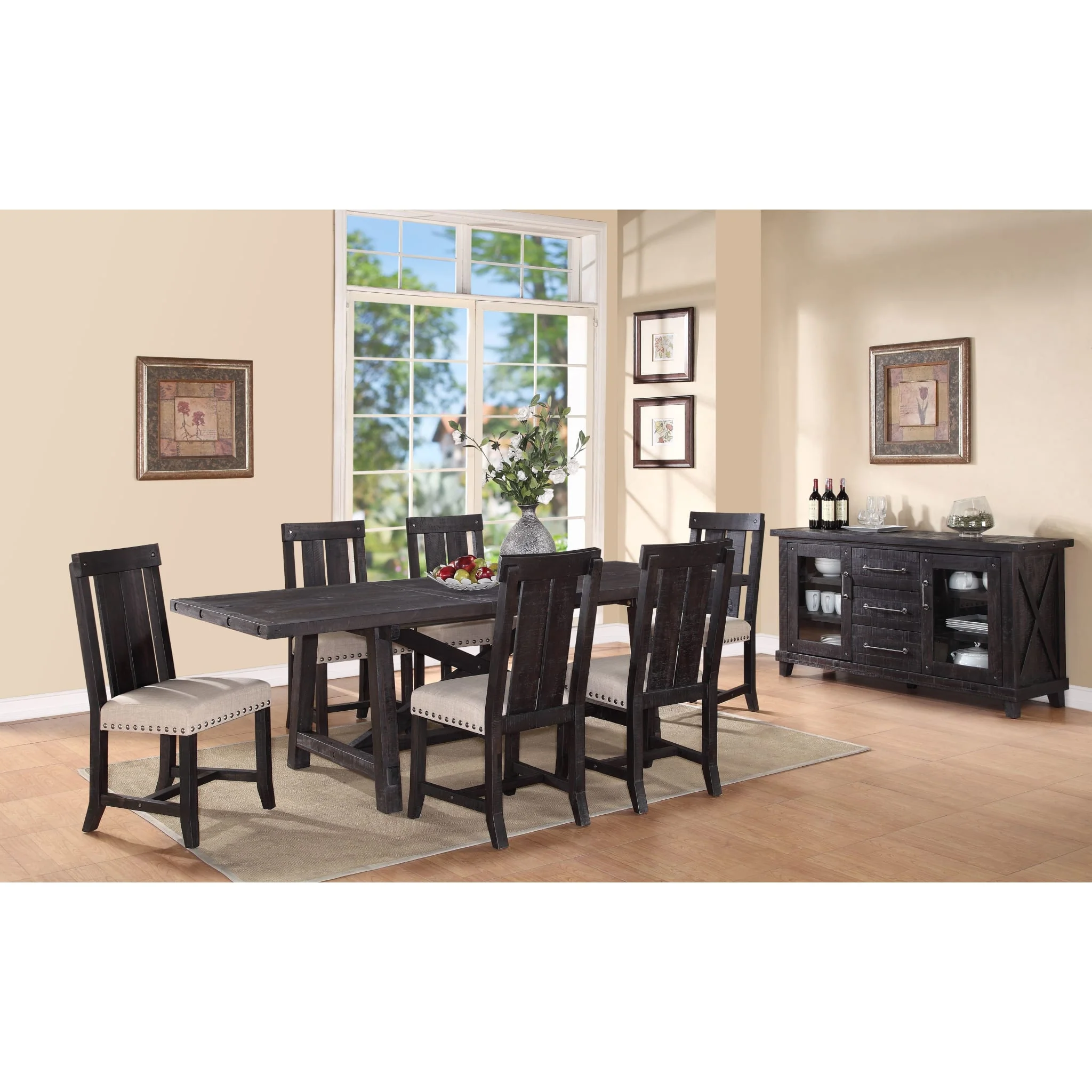 Yosemite Solid Wood Rectangular Extension Table - Image 7