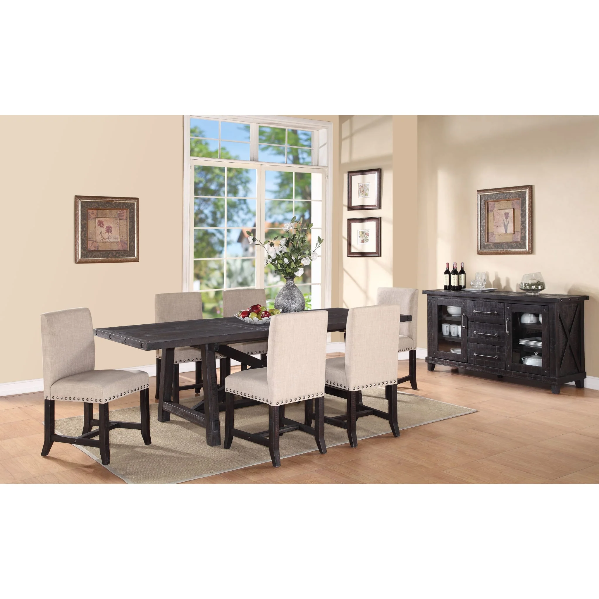Yosemite Solid Wood Rectangular Extension Table - Image 9