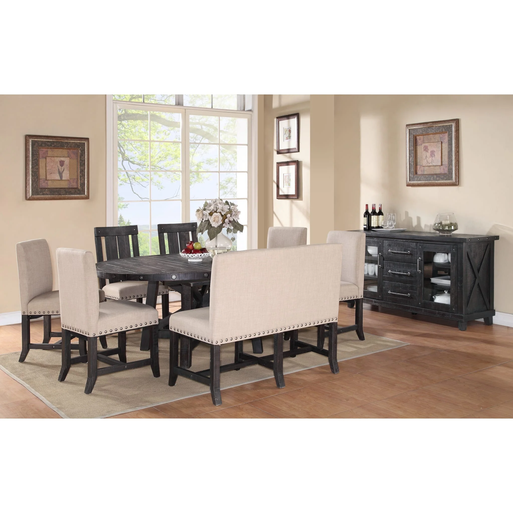 Yosemite Solid Wood Round Extension Table - Image 11