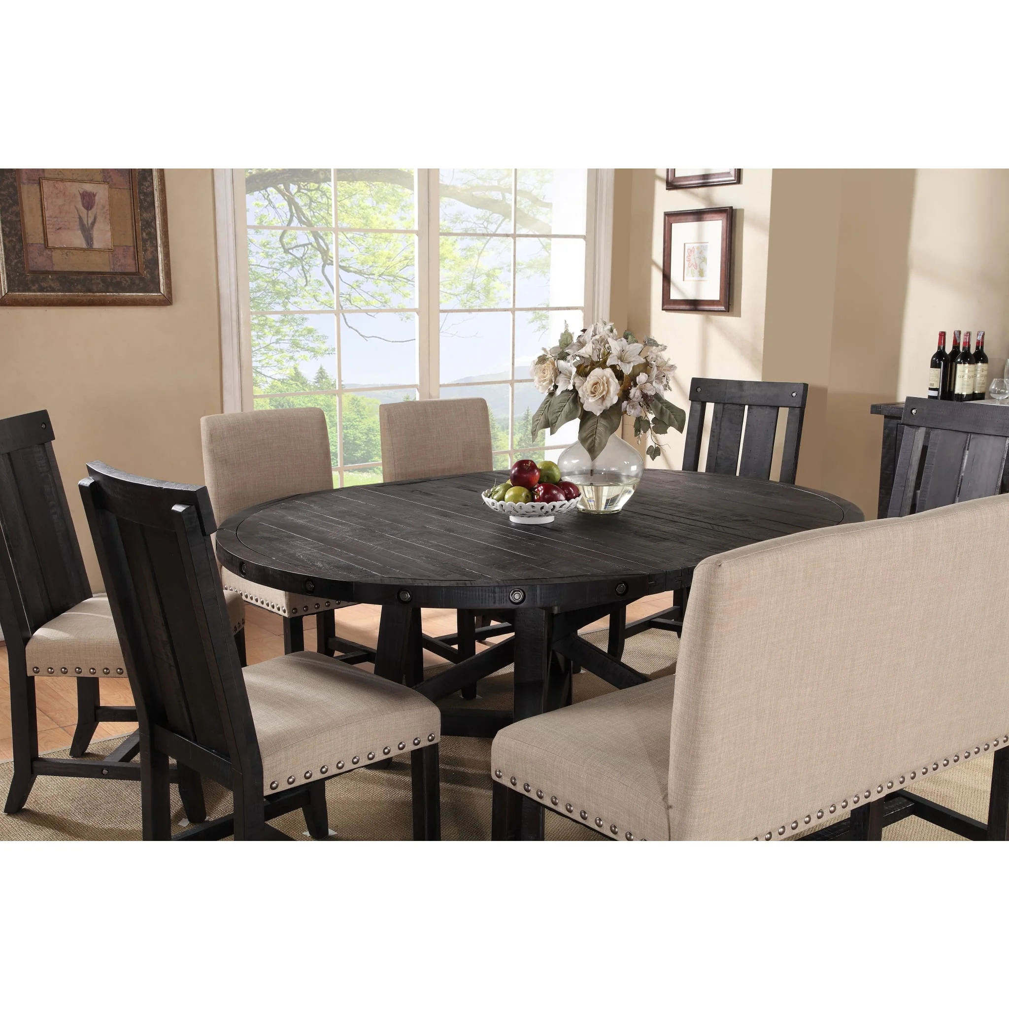 Yosemite Solid Wood Round Extension Table - Image 15
