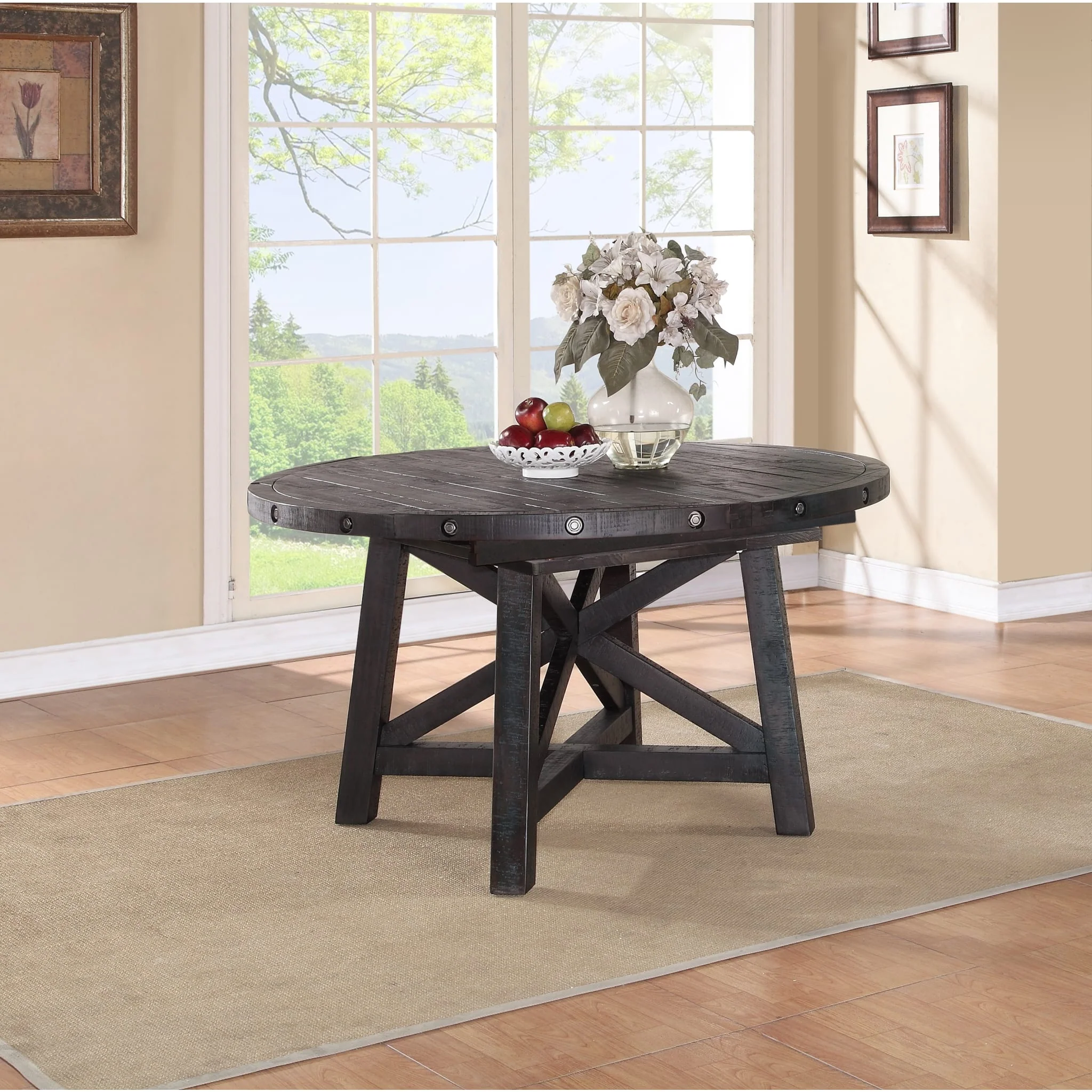 Yosemite Solid Wood Round Extension Table - Image 16