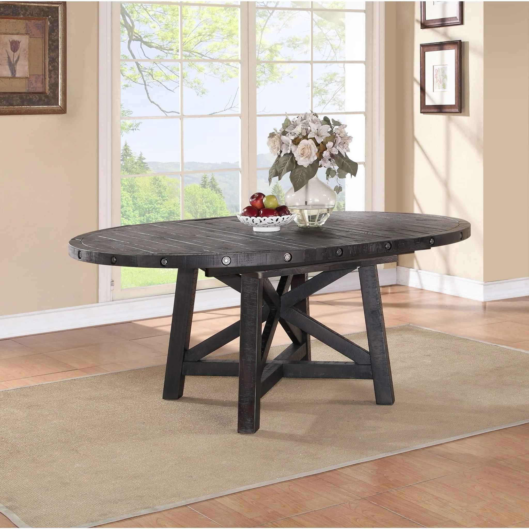 Yosemite Solid Wood Round Extension Table - Image 17