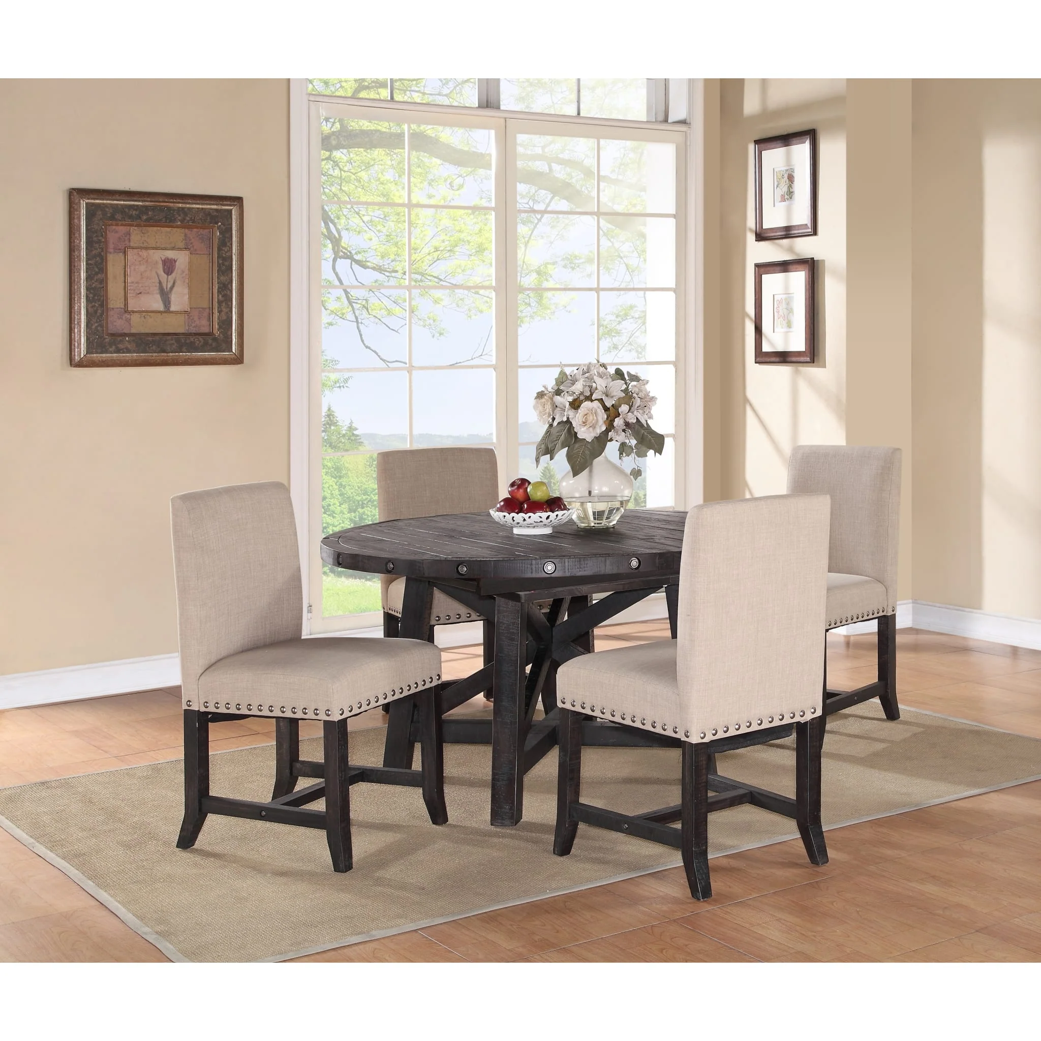 Yosemite Solid Wood Round Extension Table - Image 4
