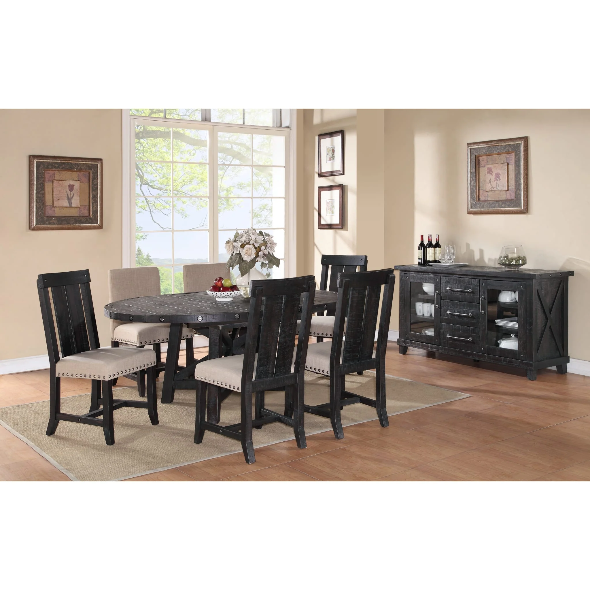 Yosemite Solid Wood Round Extension Table - Image 7