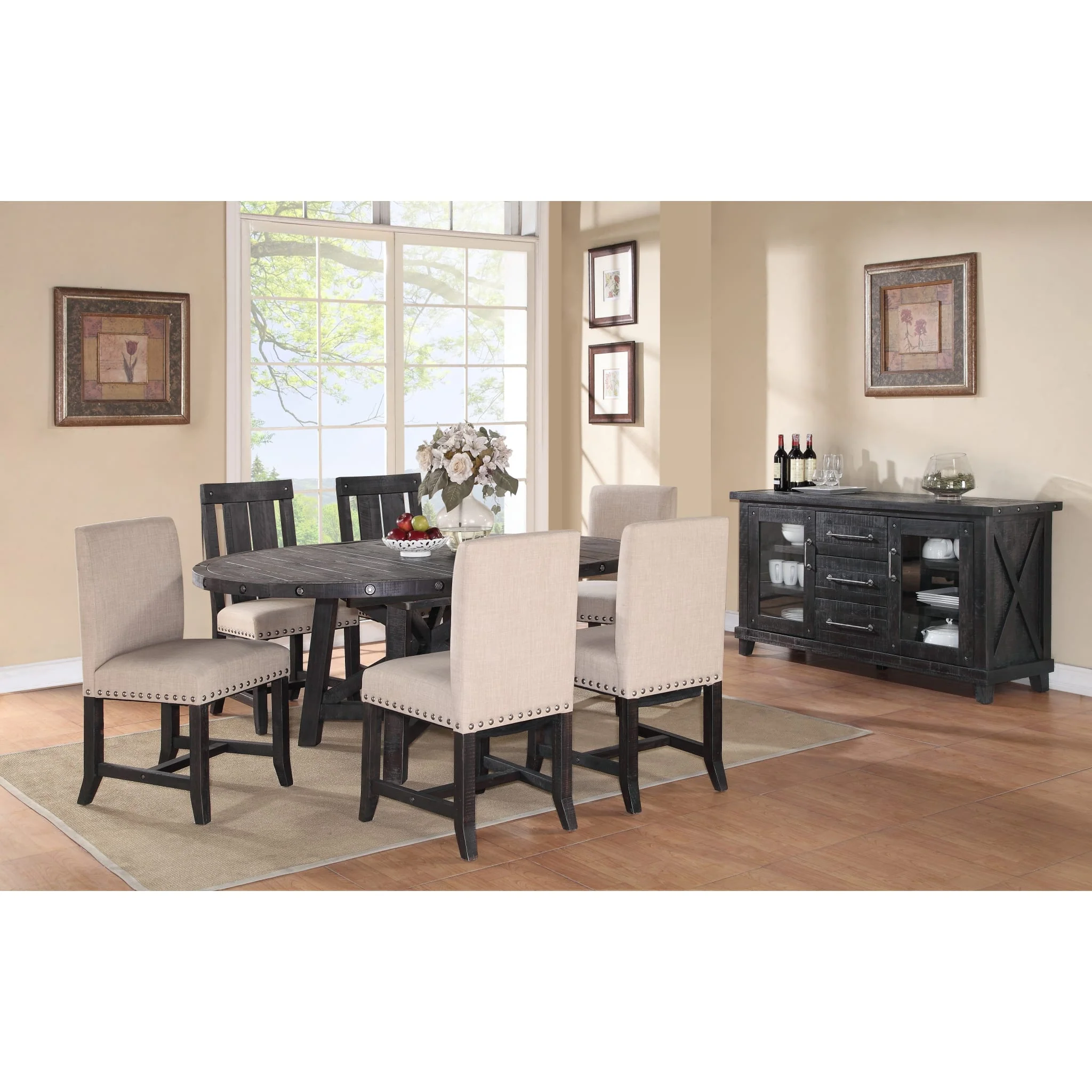 Yosemite Solid Wood Round Extension Table - Image 8