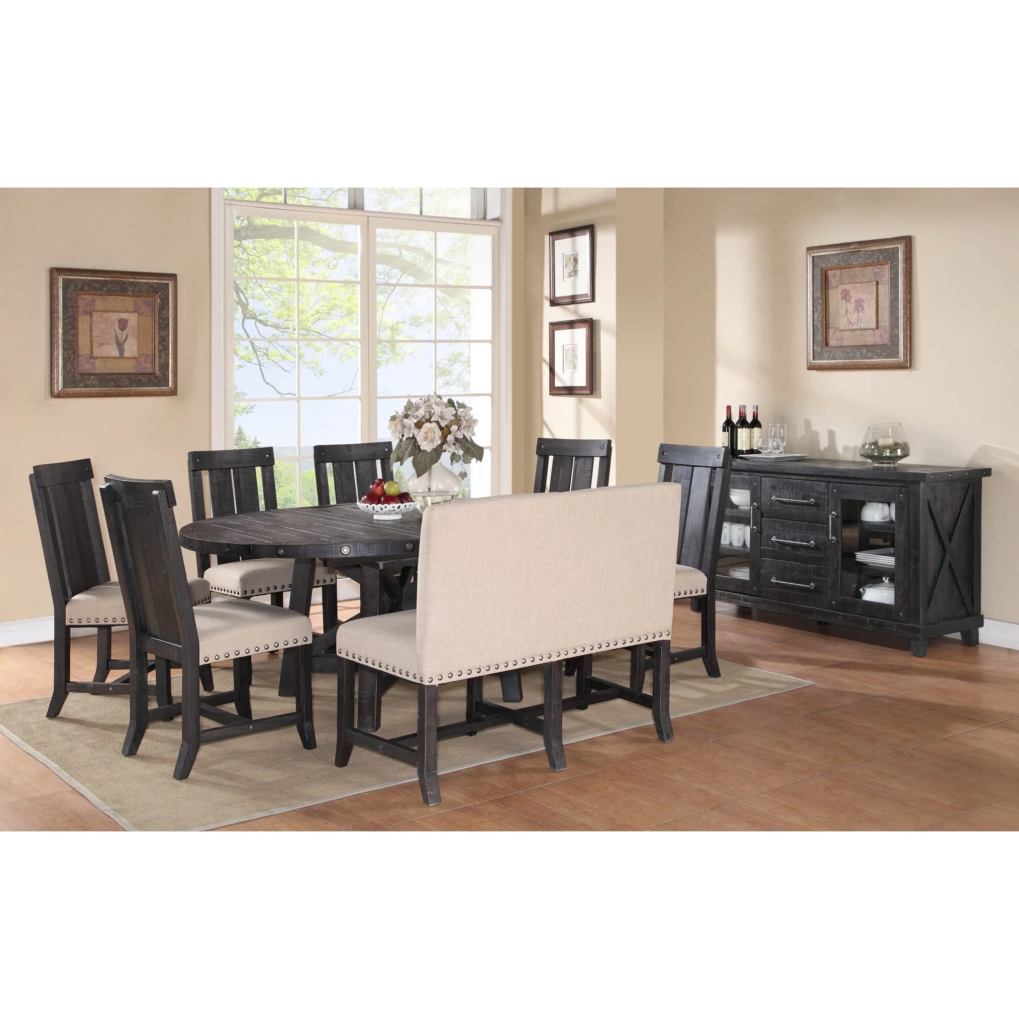 Yosemite Solid Wood Round Extension Table - Image 9