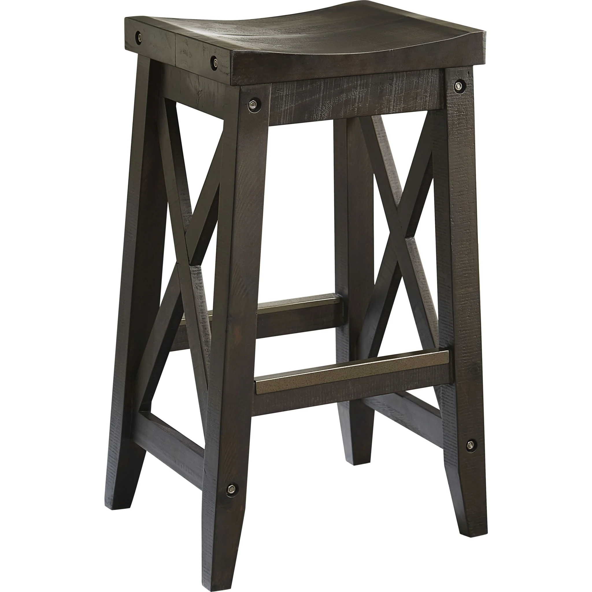 Yosemite Solid Wood Bar Stool in Cafe - Image 3