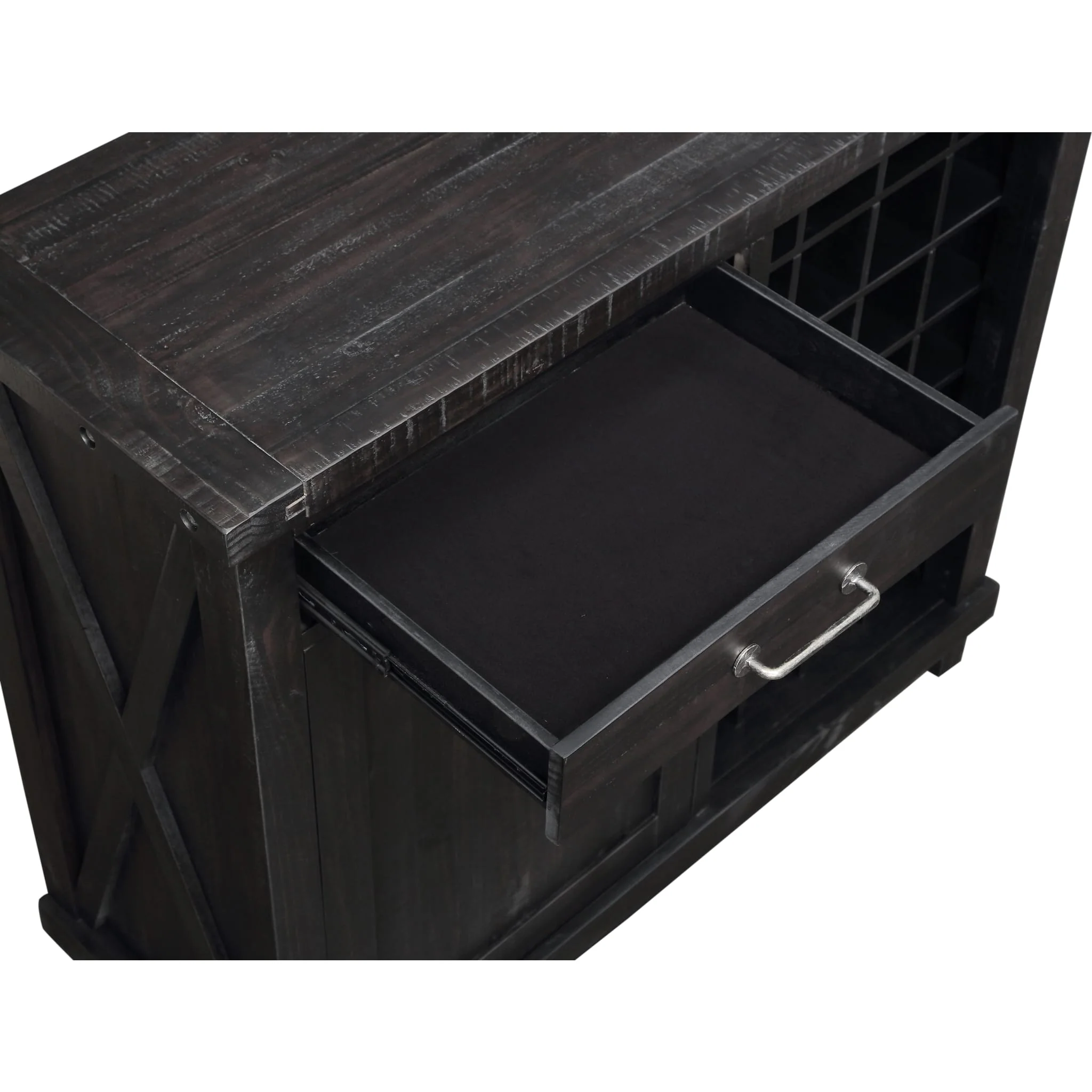 Yosemite Solid Wood Wine Bar in Cafe - Image 6
