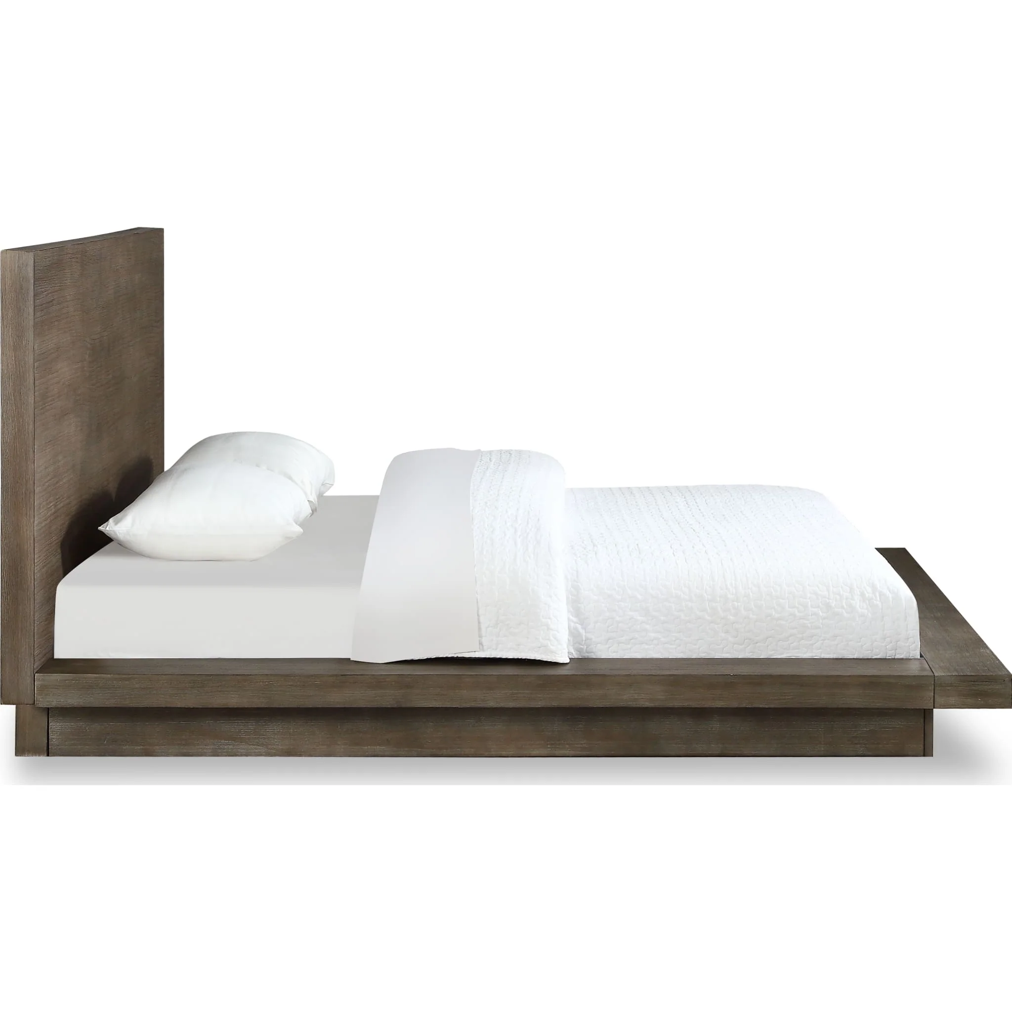 Melbourne Wood Platform Bed in Dark Pine - Image 5