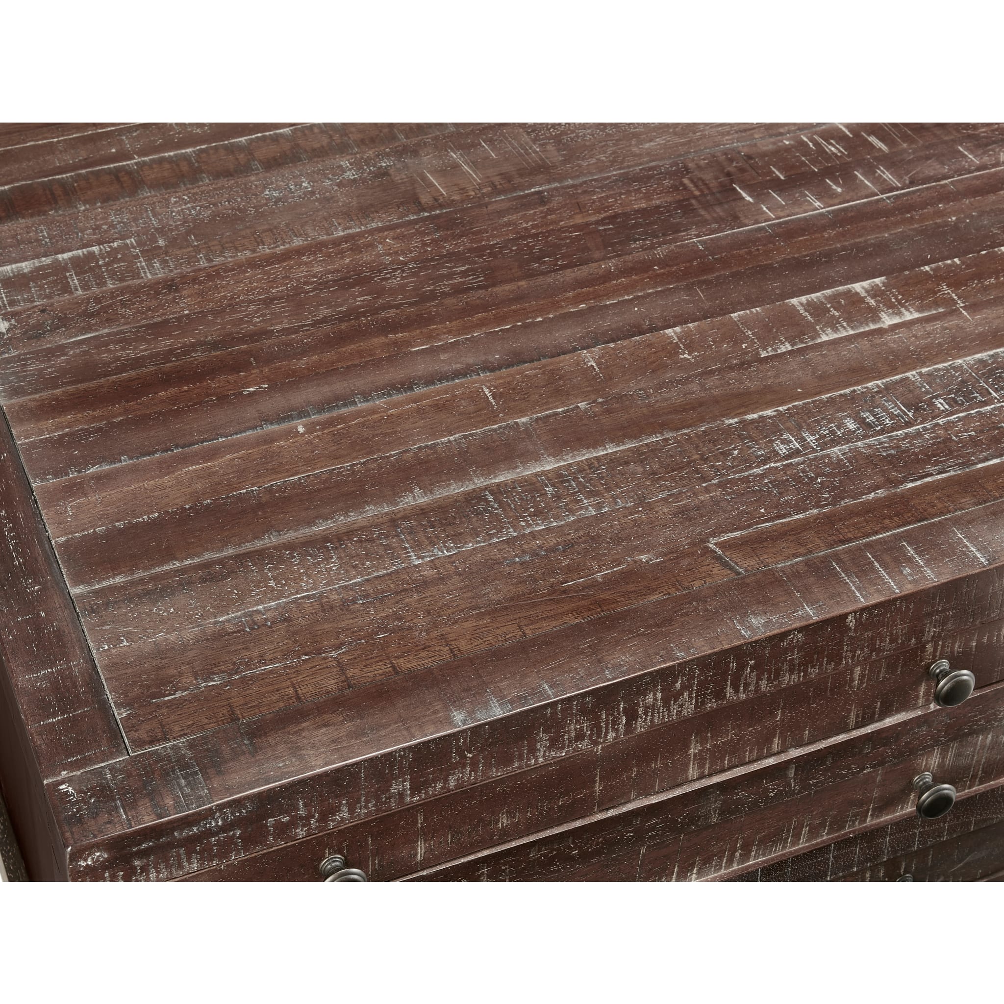 Townsend Solid Wood Side Table in Java - Image 3