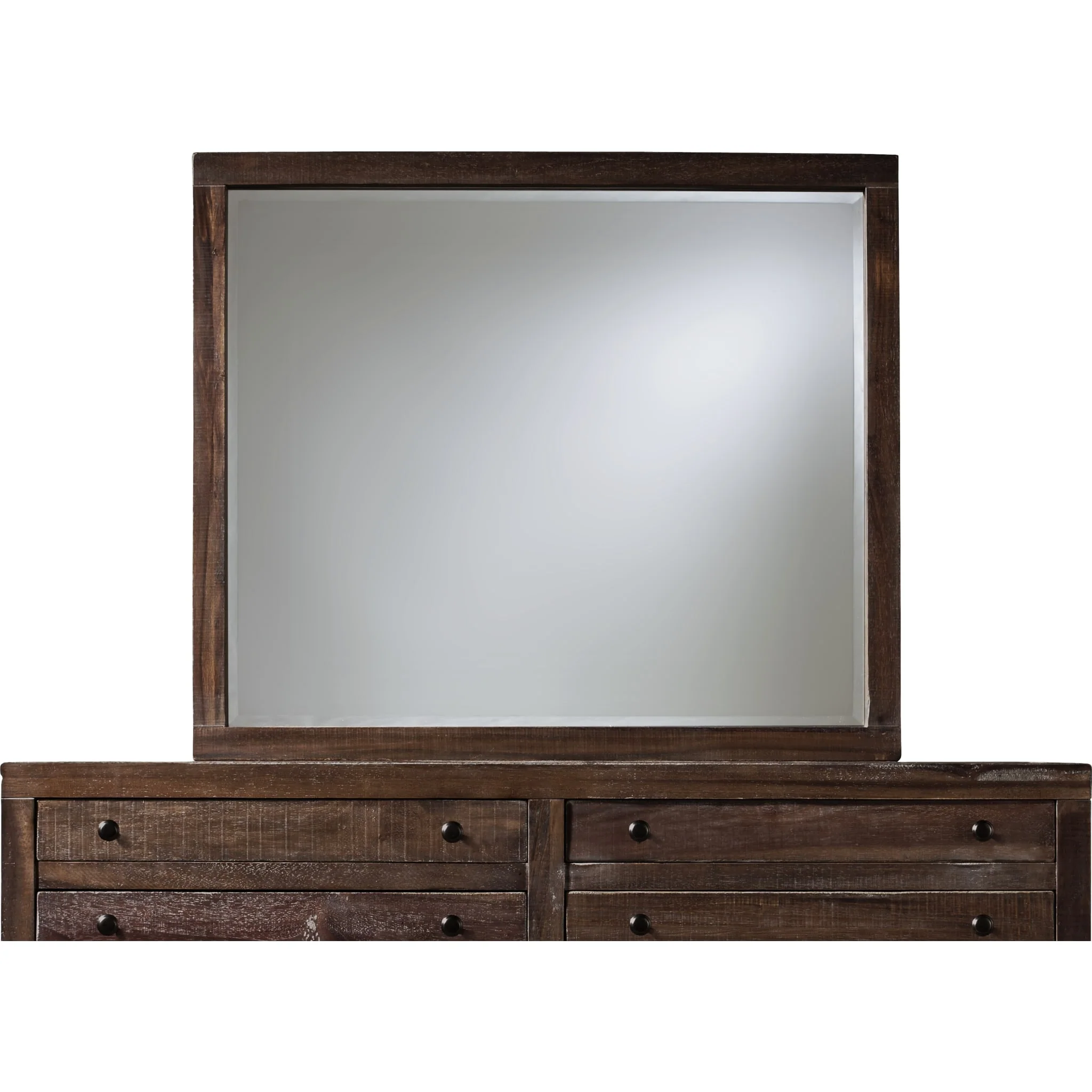 Townsend Solid Wood Mirror in Java - Image 3