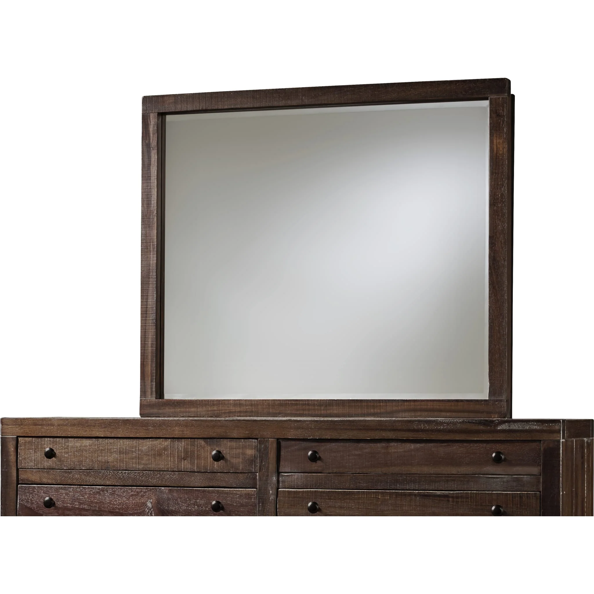 Townsend Solid Wood Mirror in Java - Image 4
