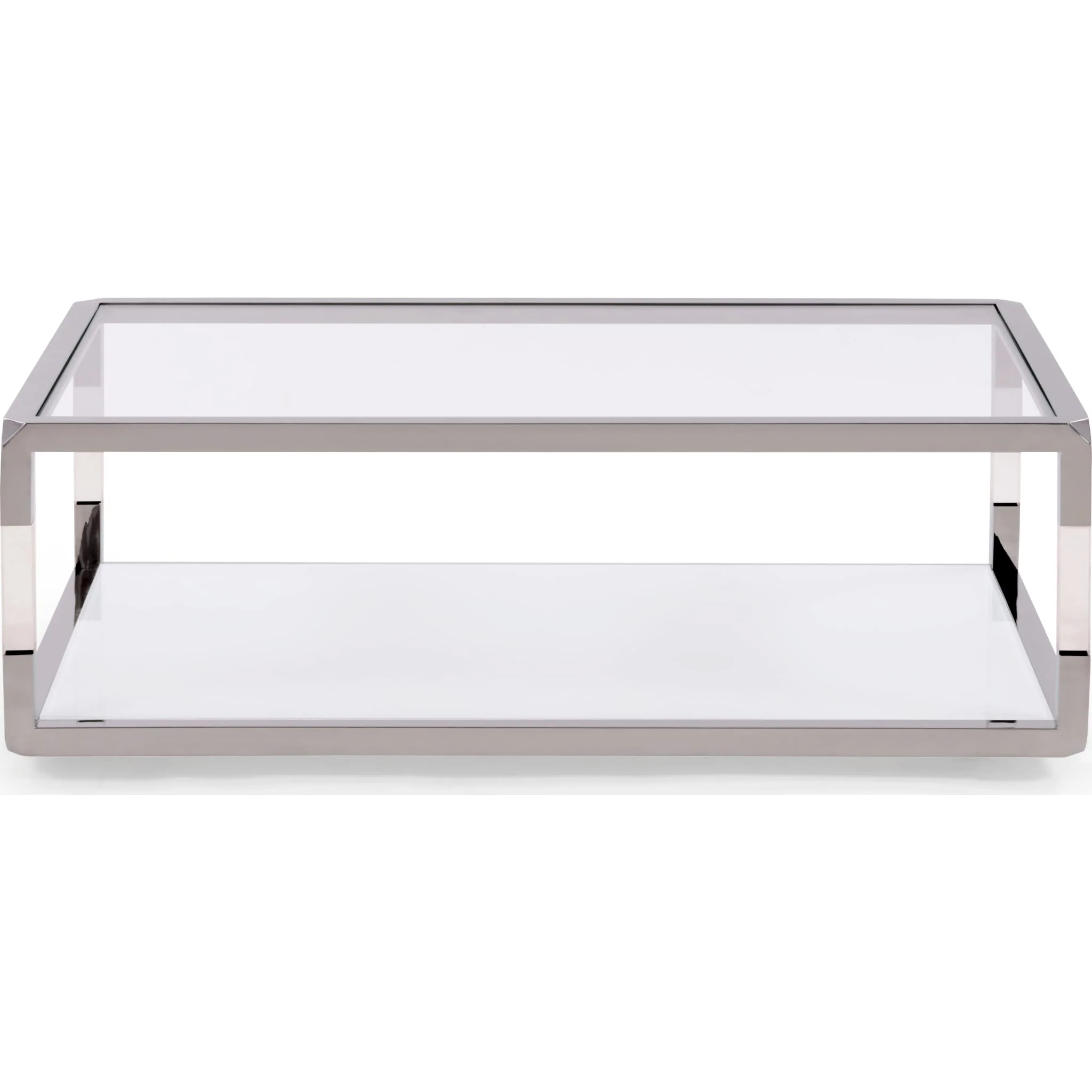 Jasper Coffee Table in Acrylic/White Glass/PSS - Image 5