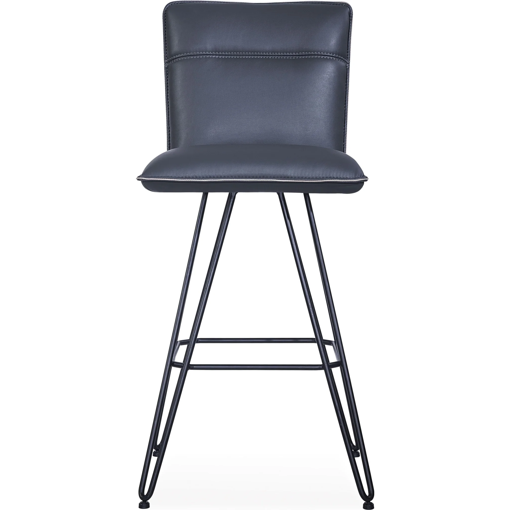Demi Hairpin Leg Swivel Bar Stool in Cobalt - Image 3