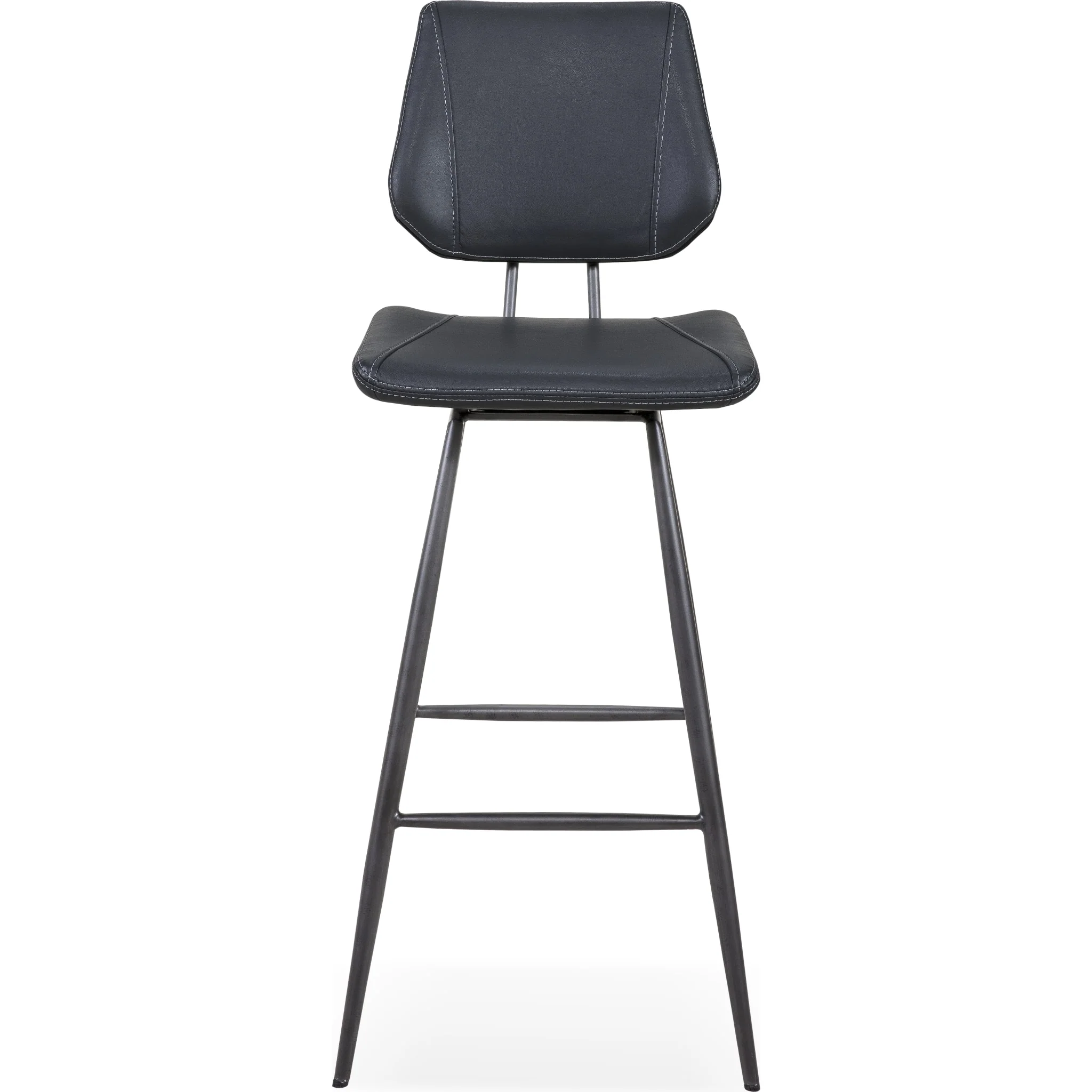Vinson Modern Swivel Bar Stool in Cobalt - Image 3
