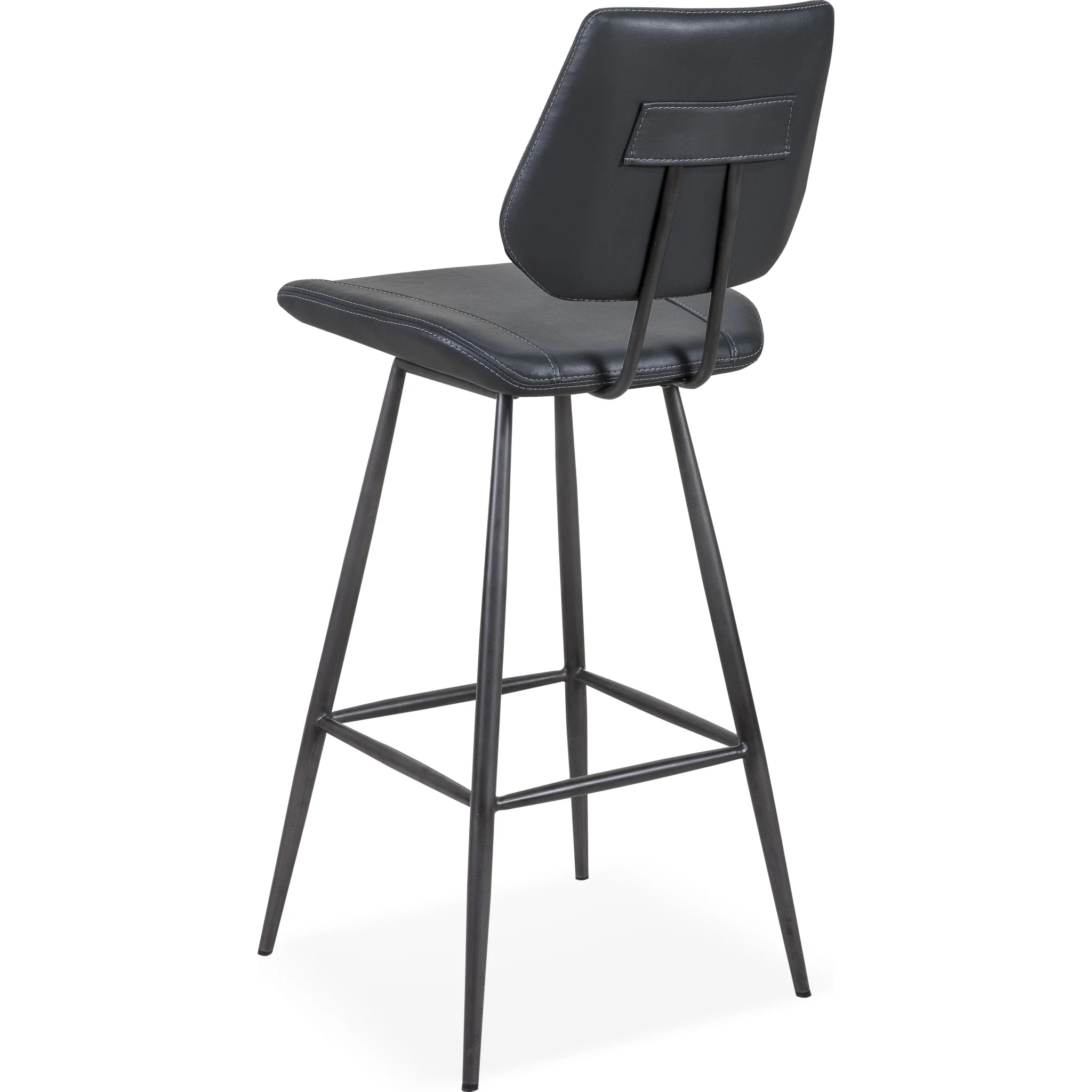 Vinson Modern Swivel Bar Stool in Cobalt - Image 4