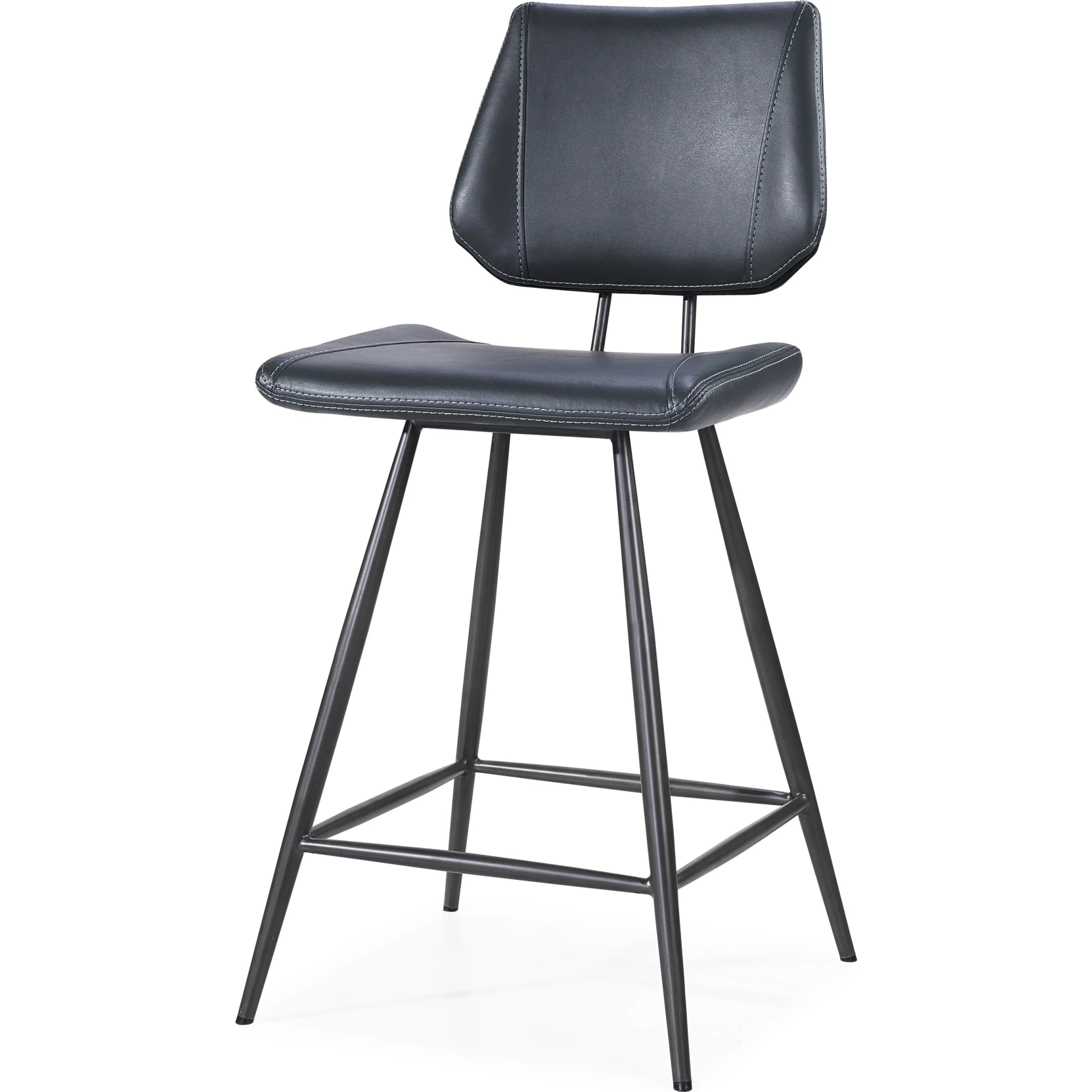 Vinson Modern Swivel Counter Stool in Cobalt - Image 3